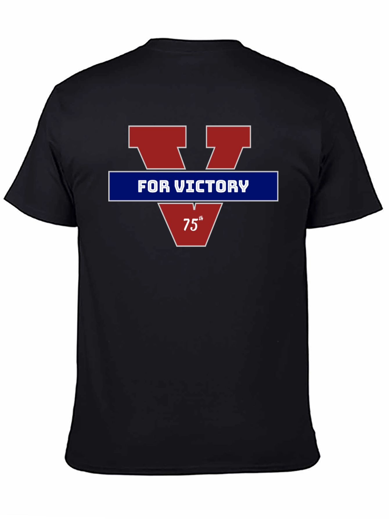 Victory T-Shirt - Red & Blue Graphic Tee