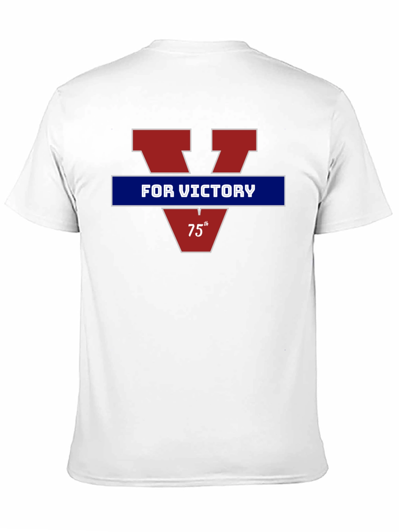 Victory T-Shirt - Red & Blue Graphic Tee