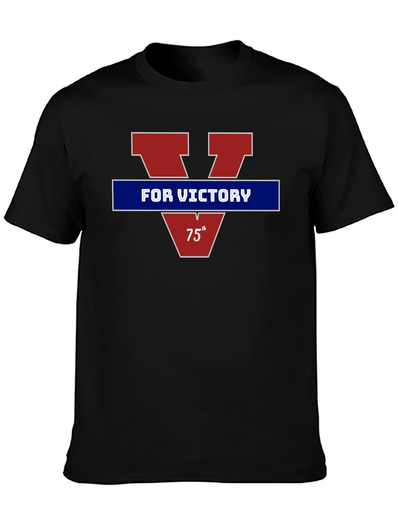 Victory T-Shirt - Red & Blue Graphic Tee