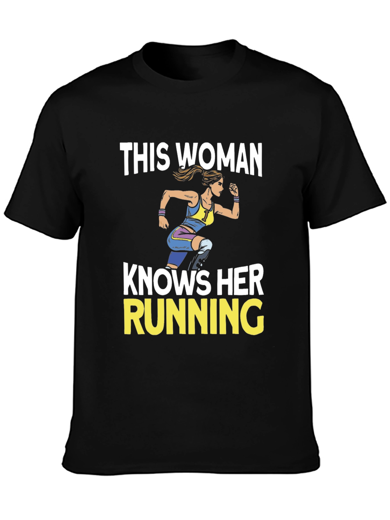 This Woman Knows Her Running T-Shirt