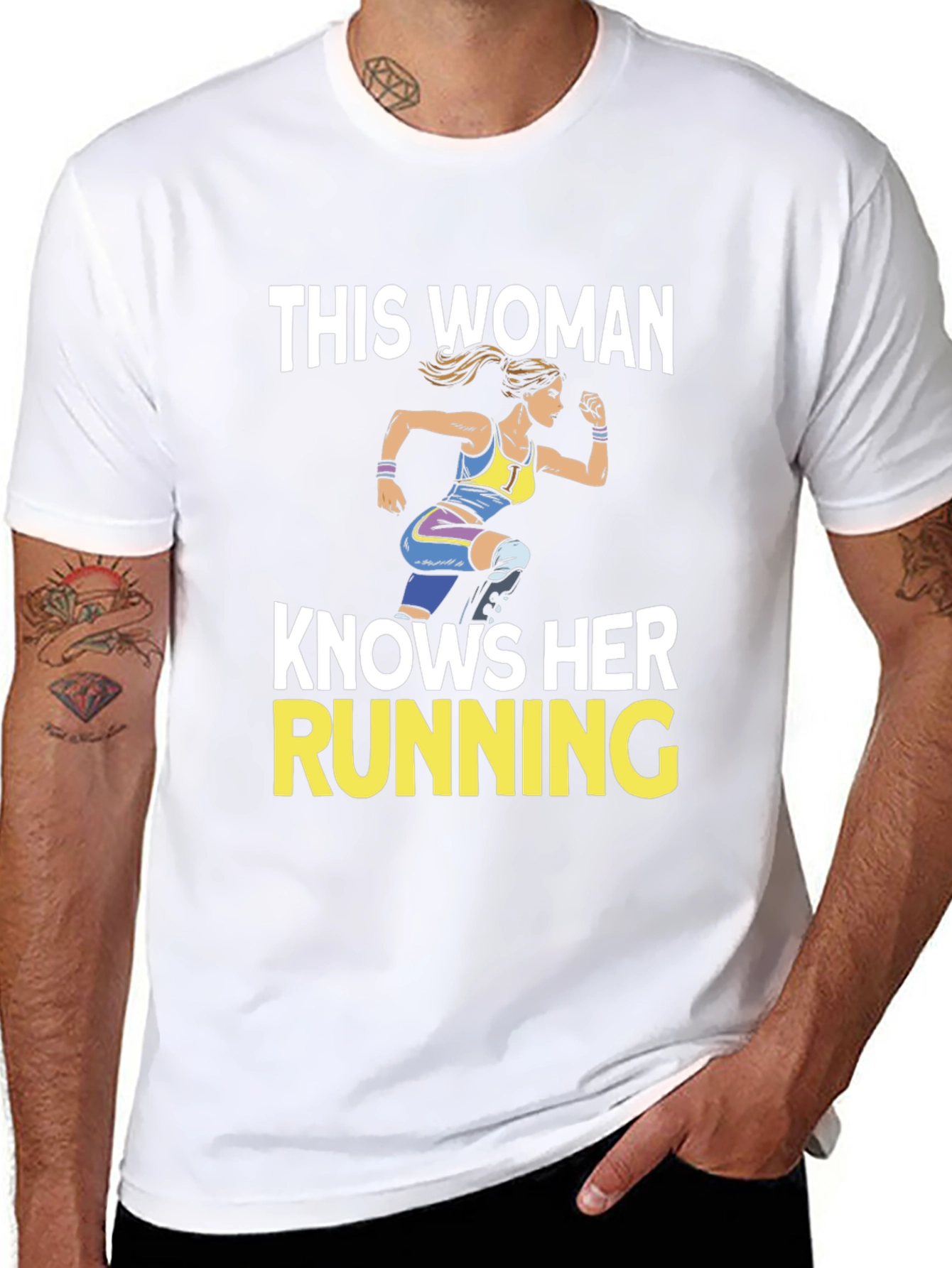 This Woman Knows Her Running T-Shirt