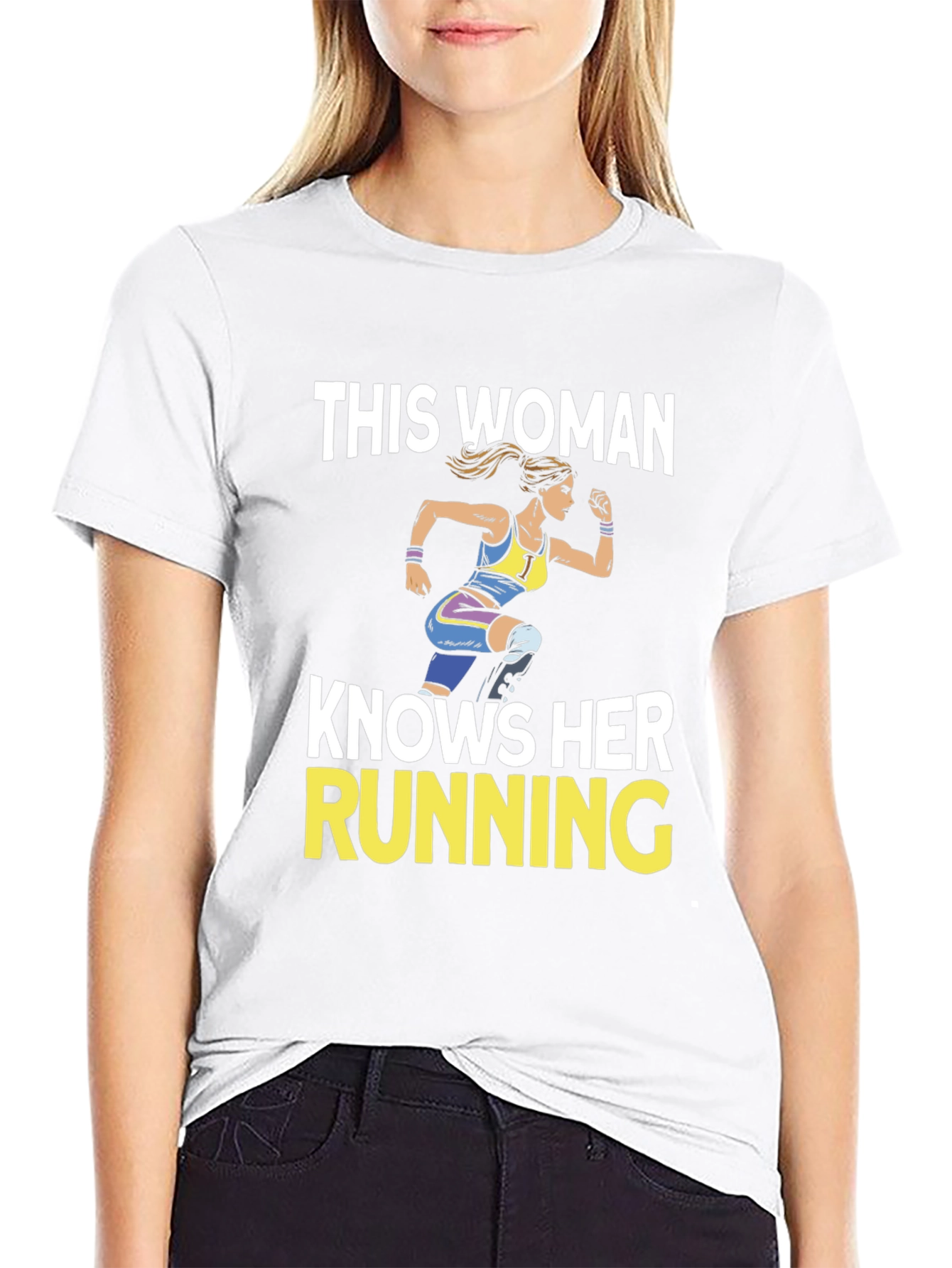 This Woman Knows Her Running T-Shirt