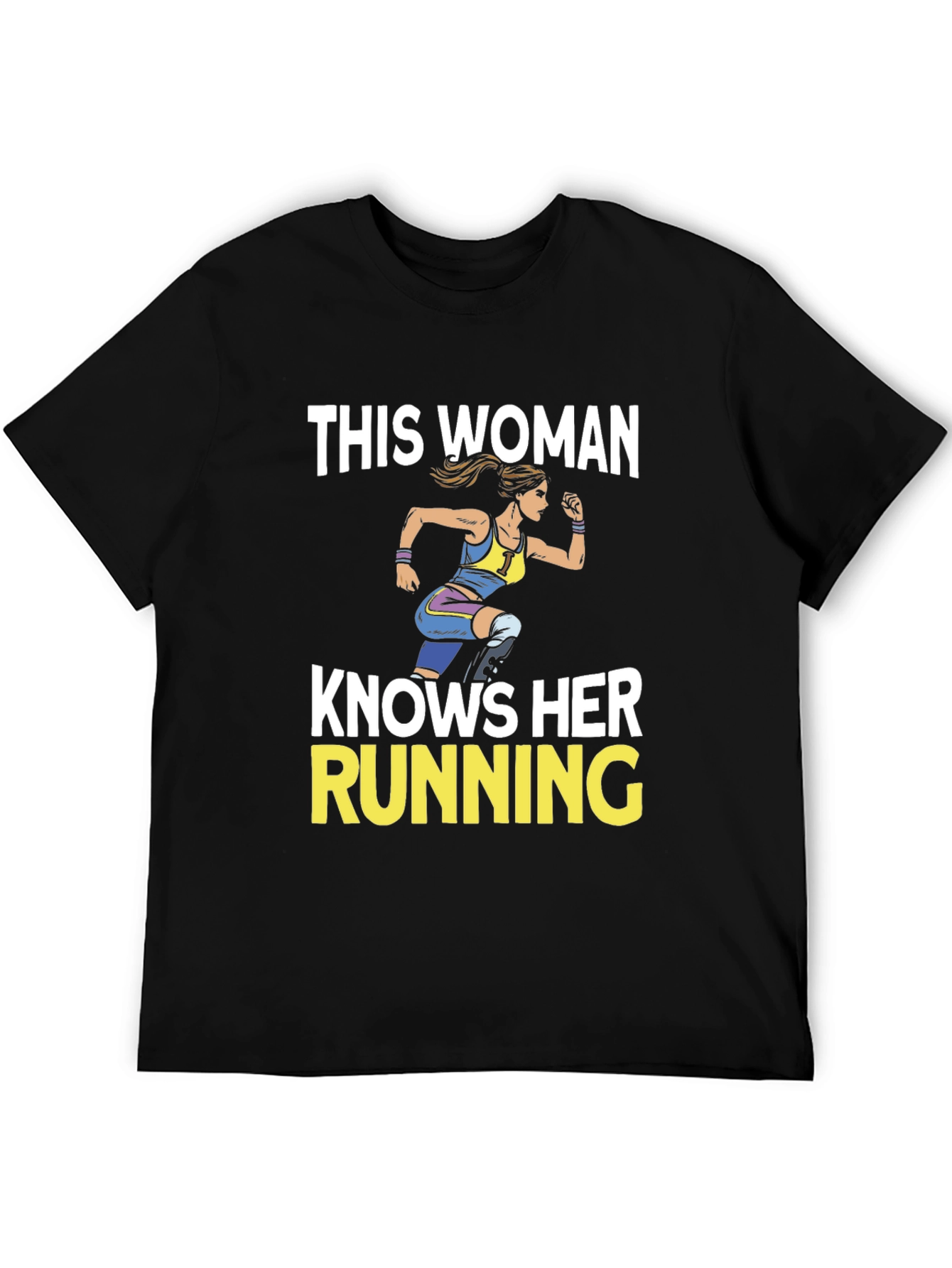 This Woman Knows Her Running T-Shirt