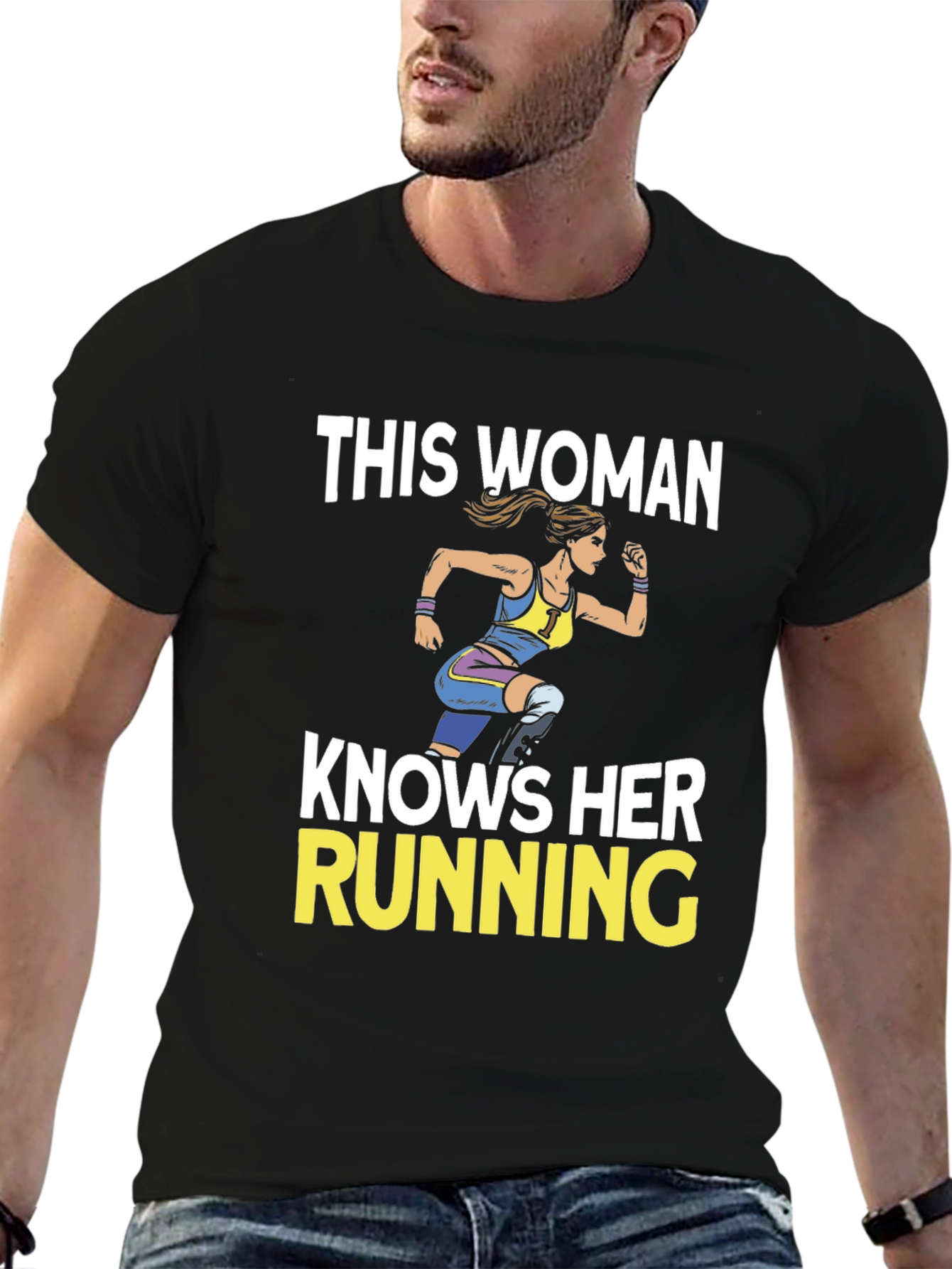 This Woman Knows Her Running T-Shirt