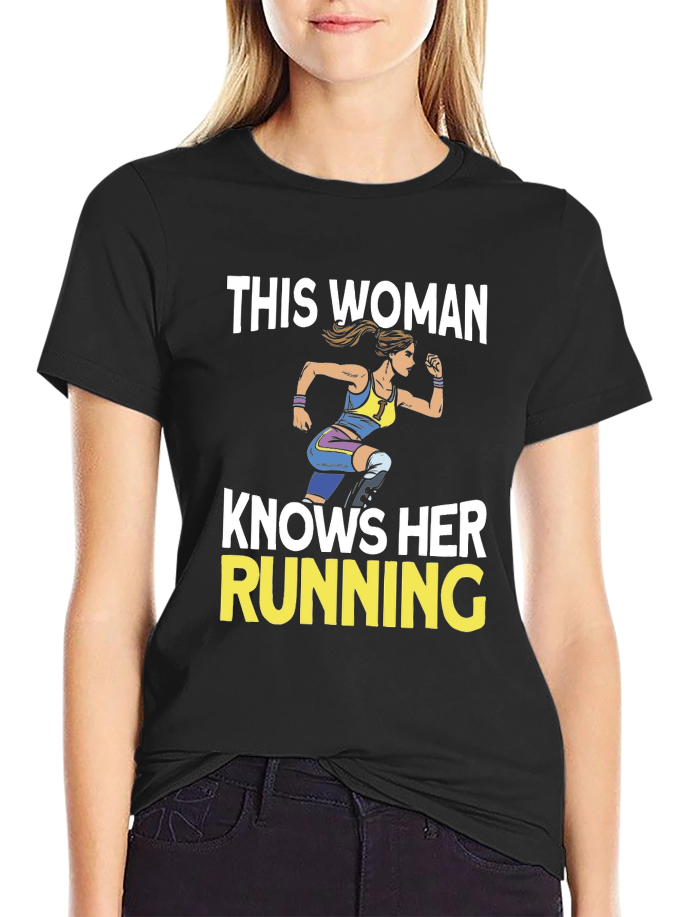 This Woman Knows Her Running T-Shirt