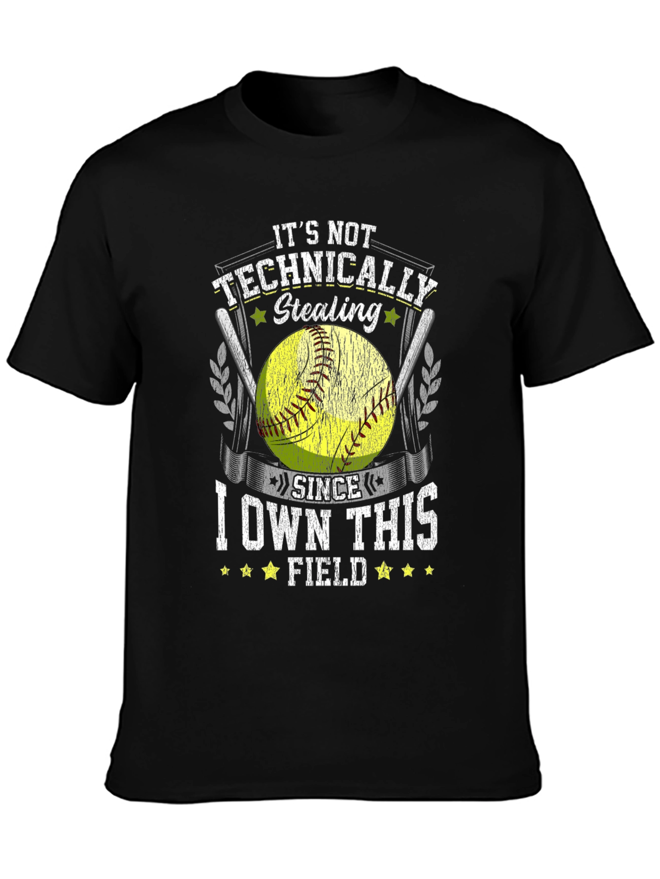Own This Field T-Shirt: Baseball & Softball Fan Tee