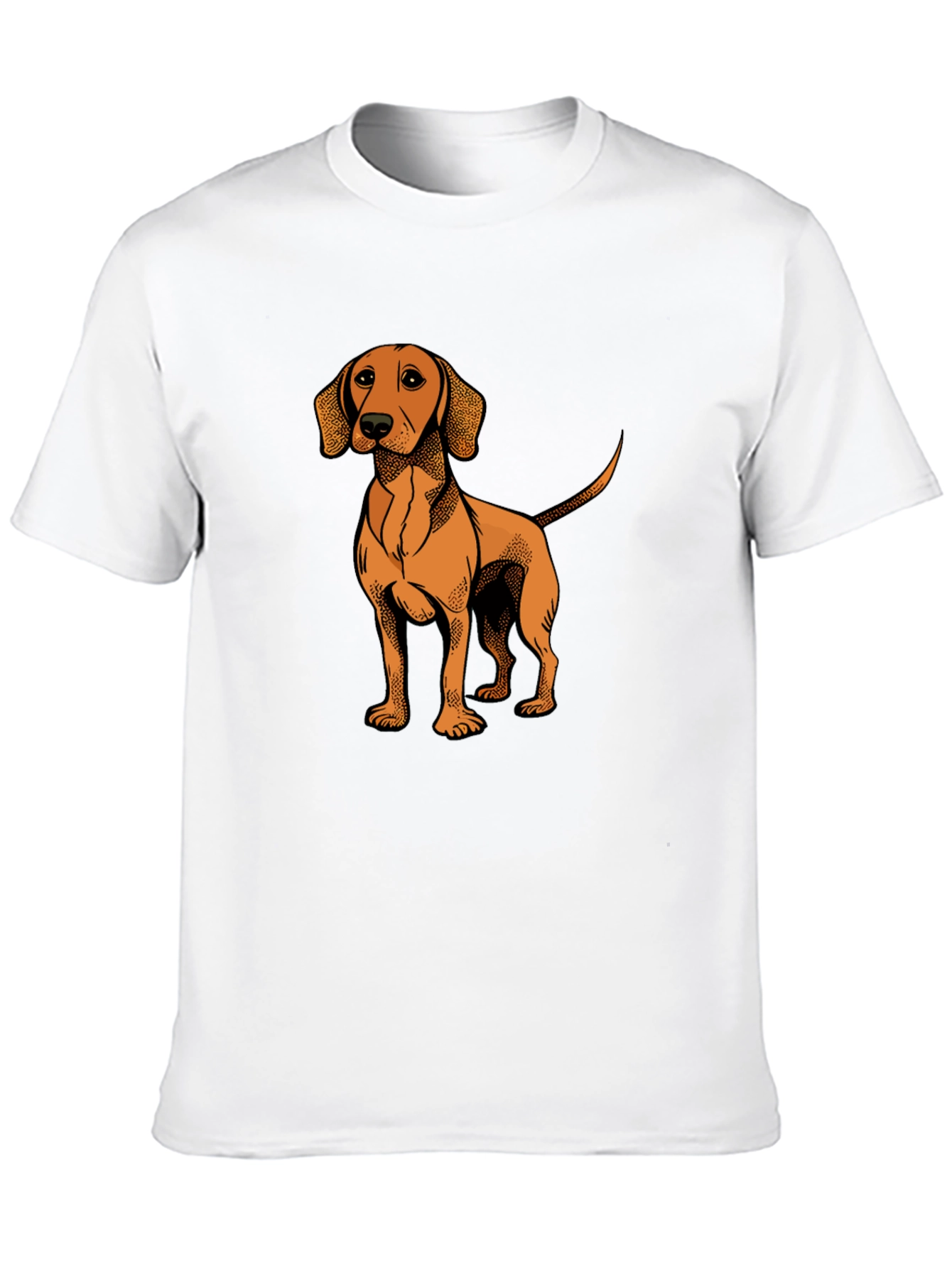 Dog Graphic T-Shirt - Black