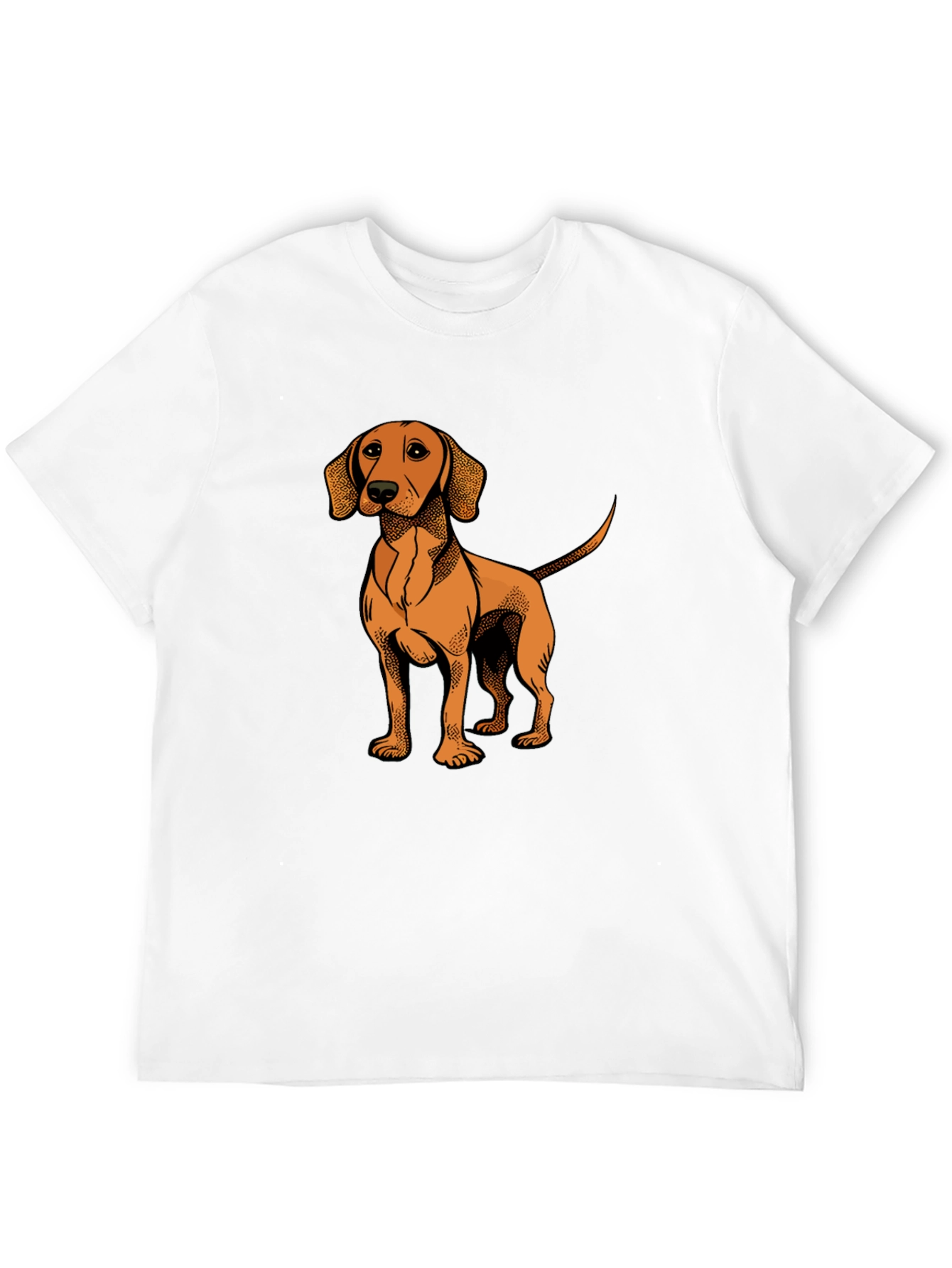 Dog Graphic T-Shirt - Black