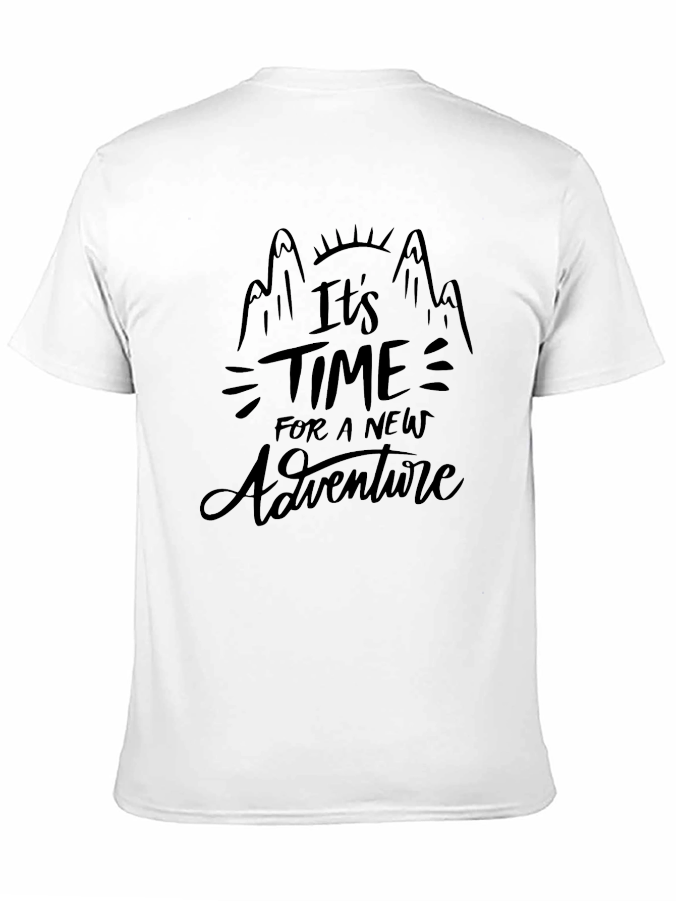Adventure Time Graphic T-Shirt - Black Cotton Tee