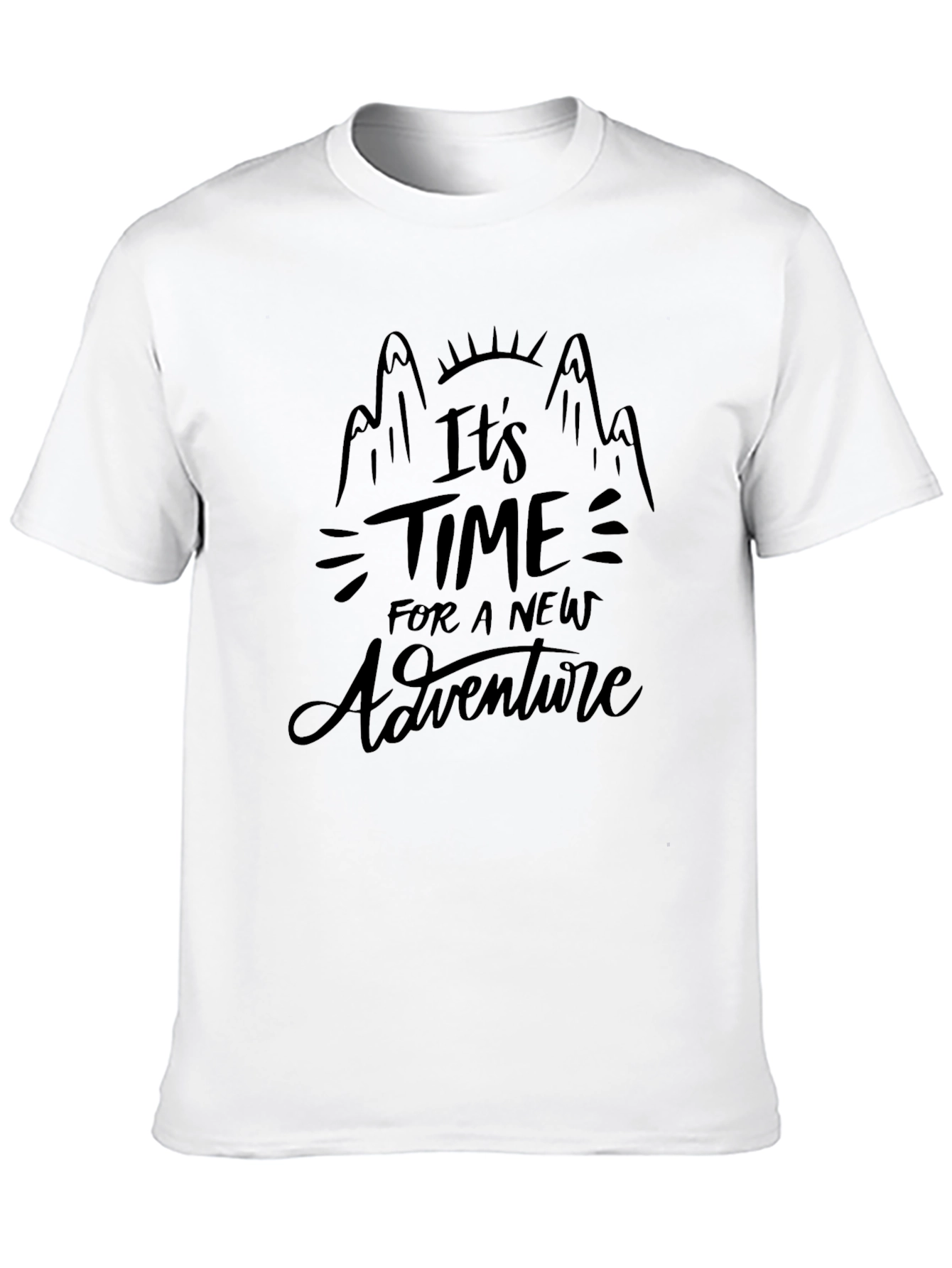 Adventure Time Graphic T-Shirt - Black Cotton Tee