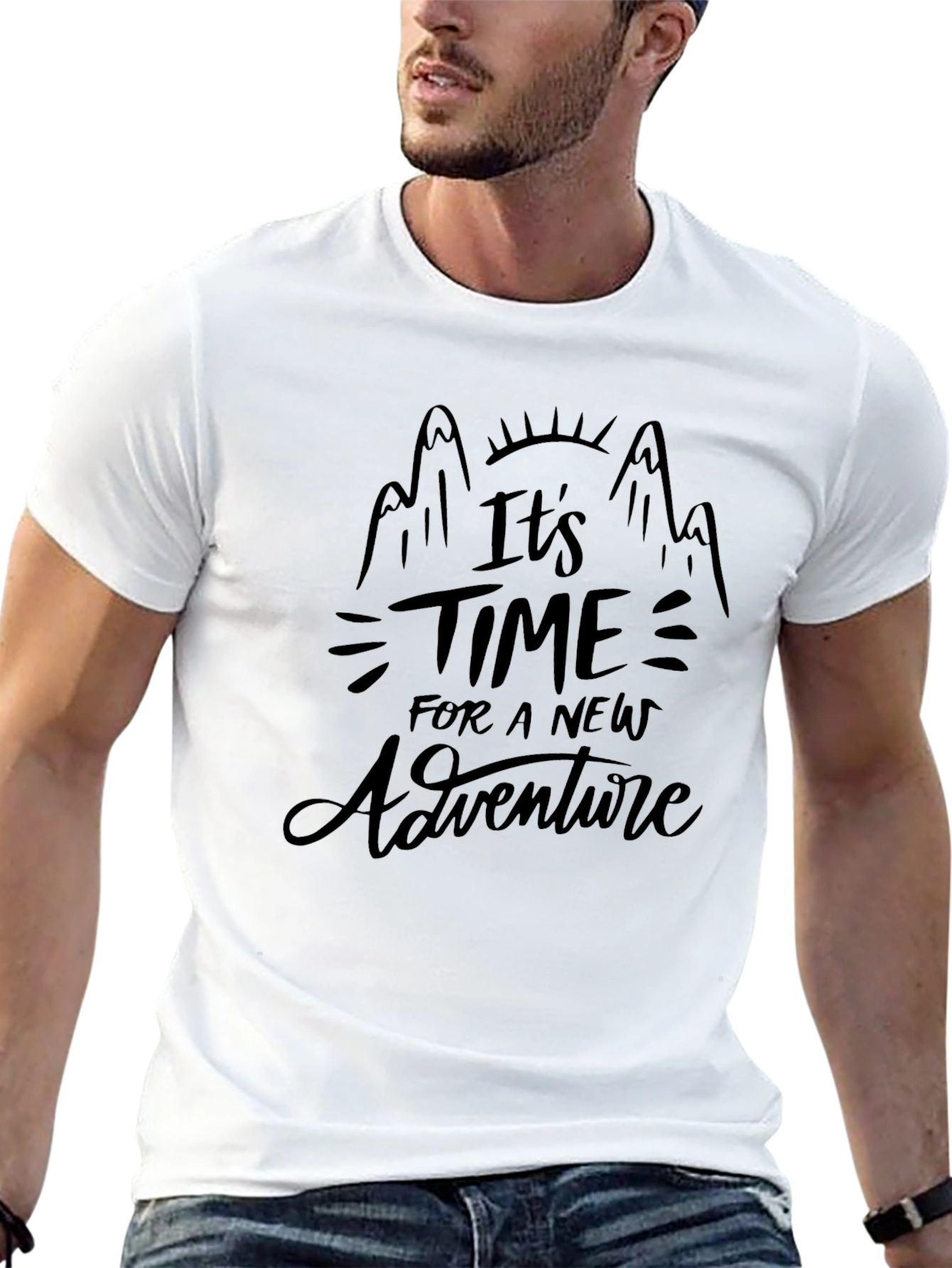 Adventure Time Graphic T-Shirt - Black Cotton Tee