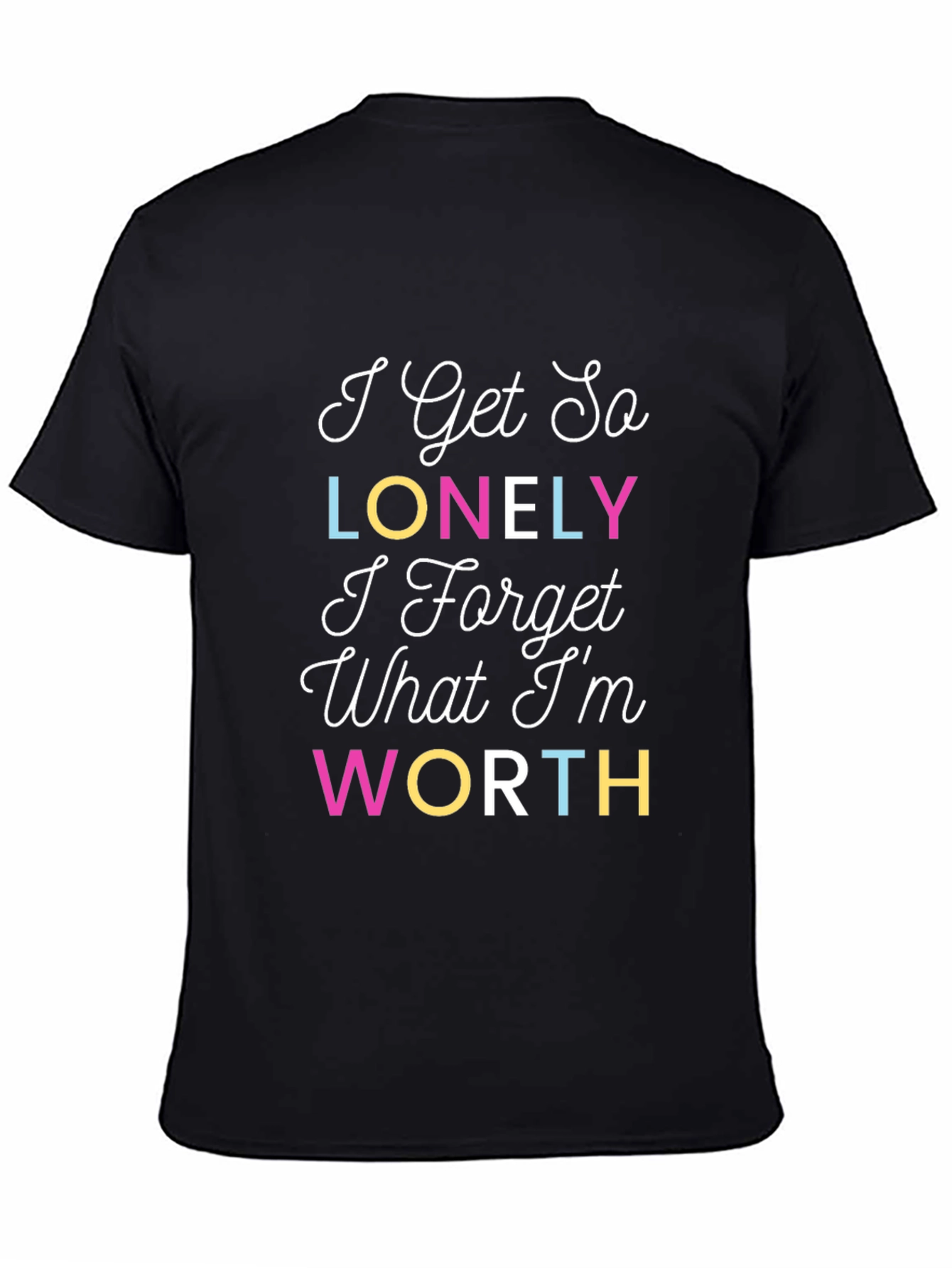 I Get So Lonely Graphic Tee - Black