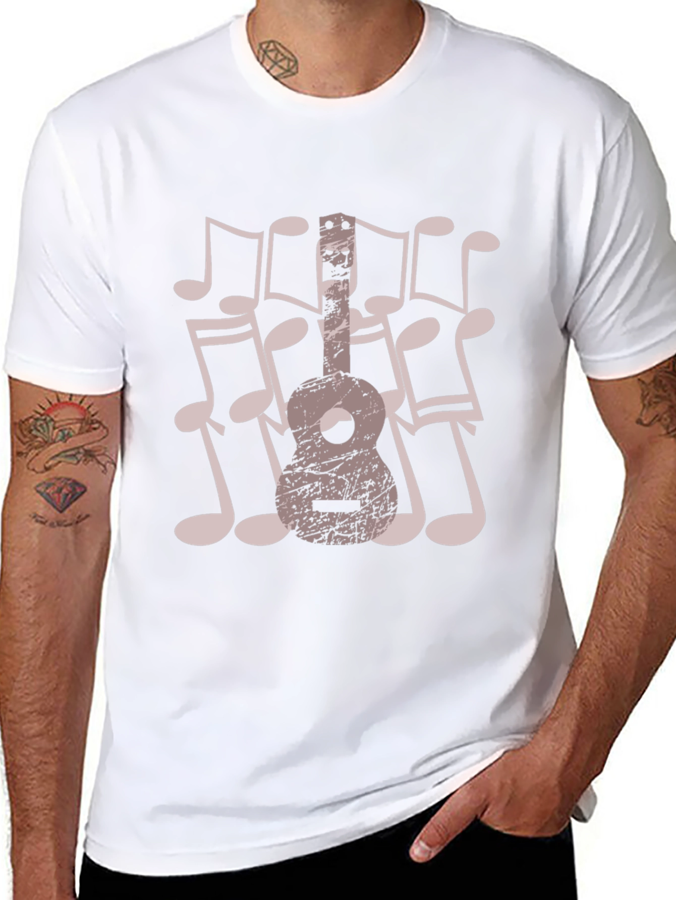 Musical Guitar T-Shirt - Rock On!
