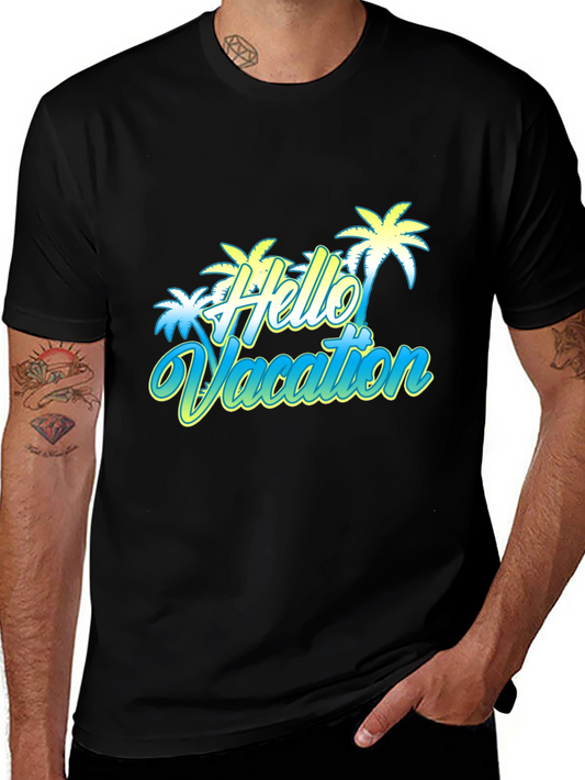 Hello Vacation Graphic T-Shirt