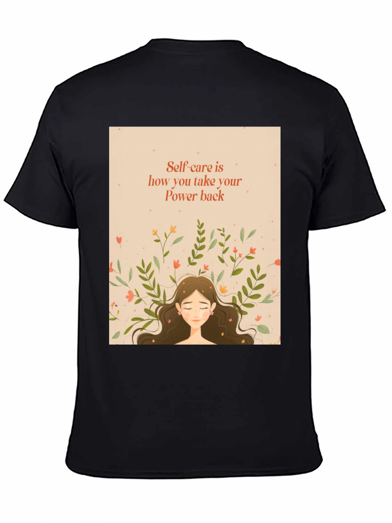 Self-Care Power Back T-Shirt - Relaxed Fit