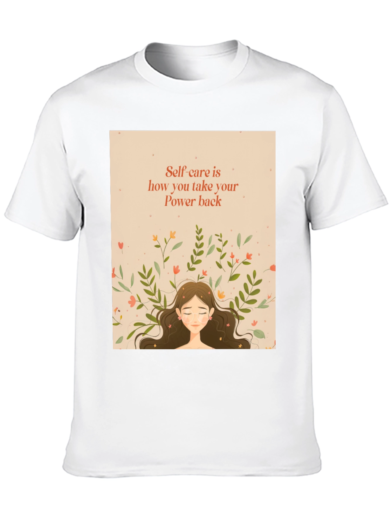 Self-Care Power Back T-Shirt - Relaxed Fit