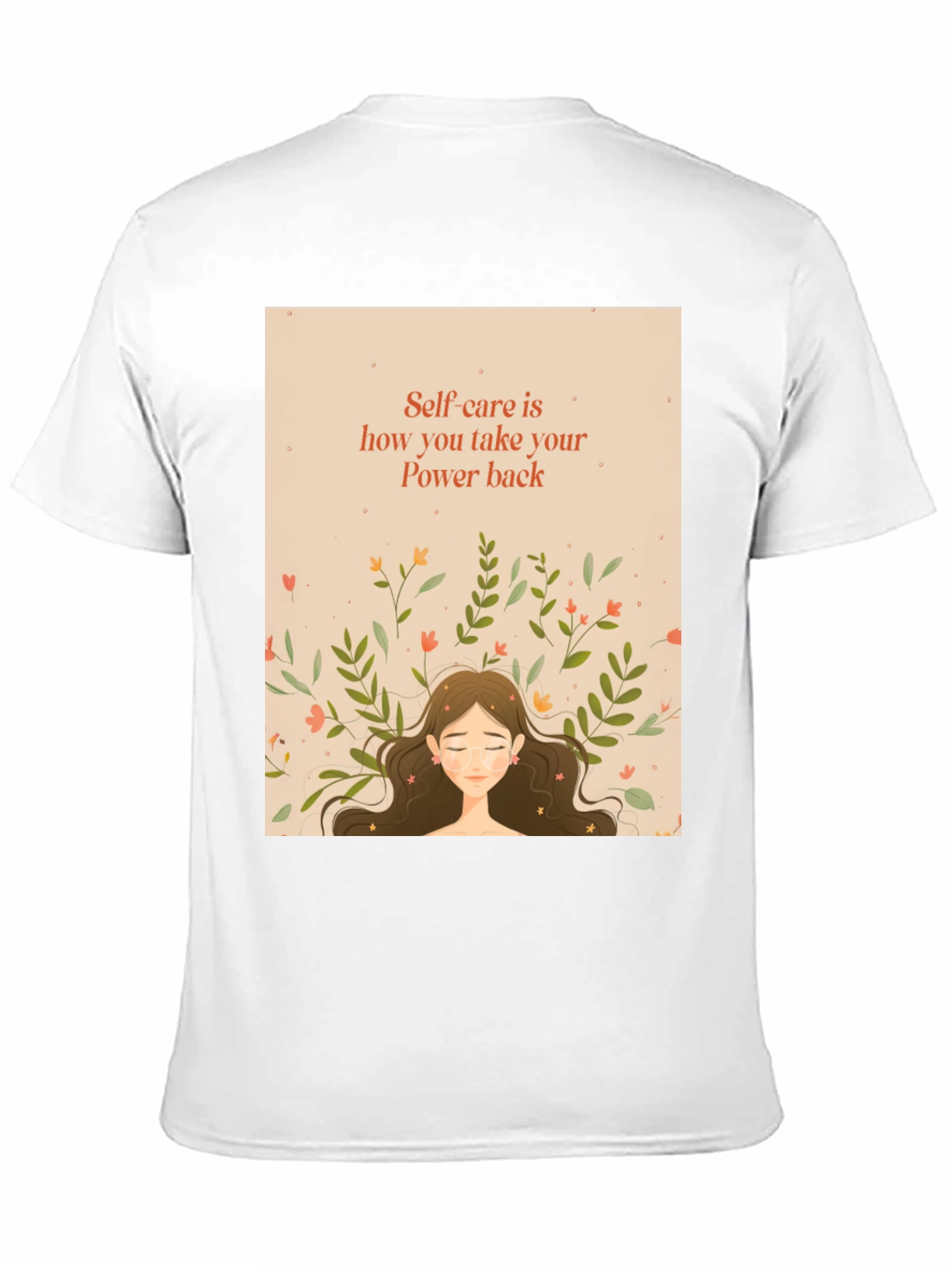 Self-Care Power Back T-Shirt - Relaxed Fit