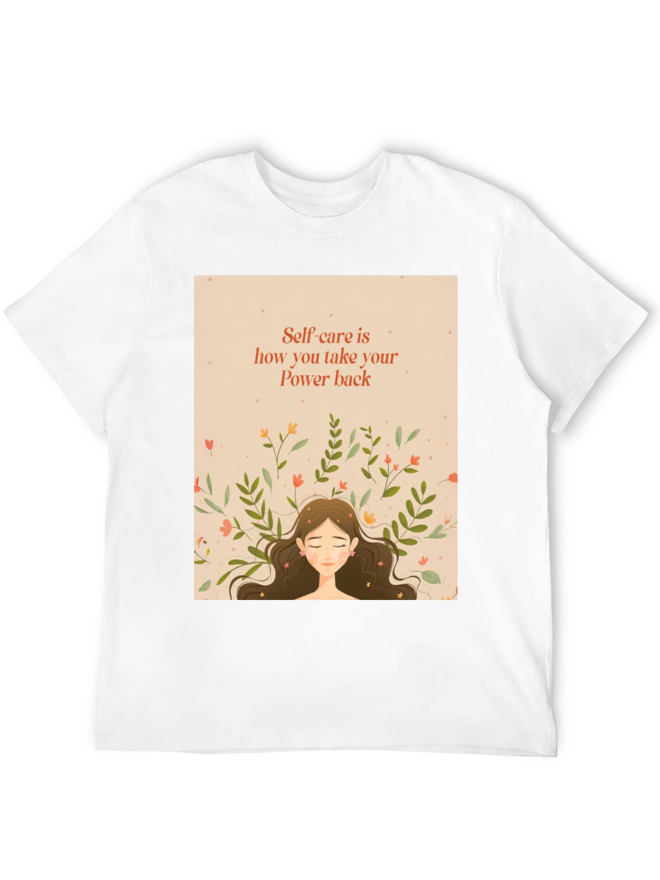 Self-Care Power Back T-Shirt - Relaxed Fit