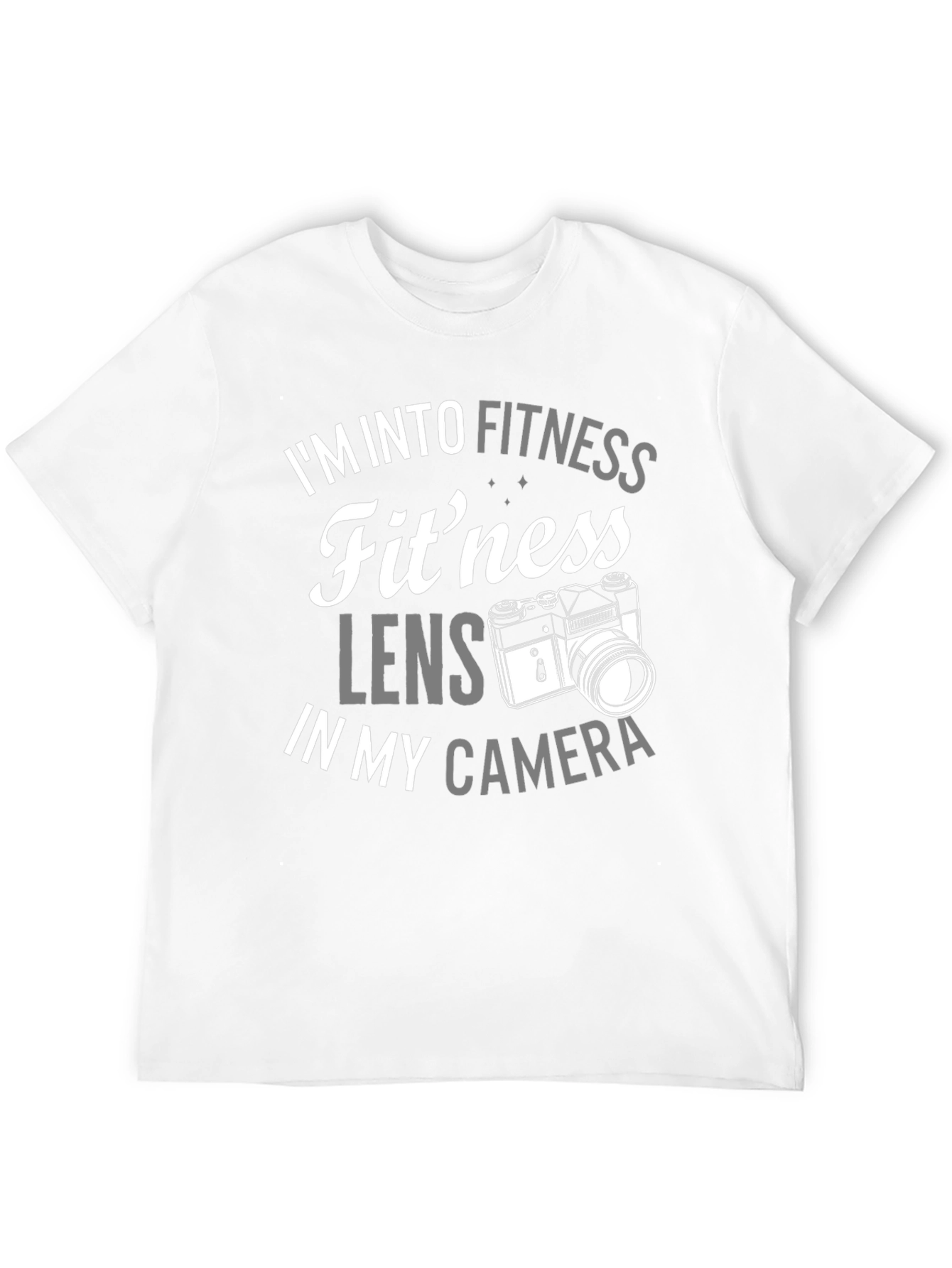 Fitness Lens Camera Pun Graphic T-Shirt