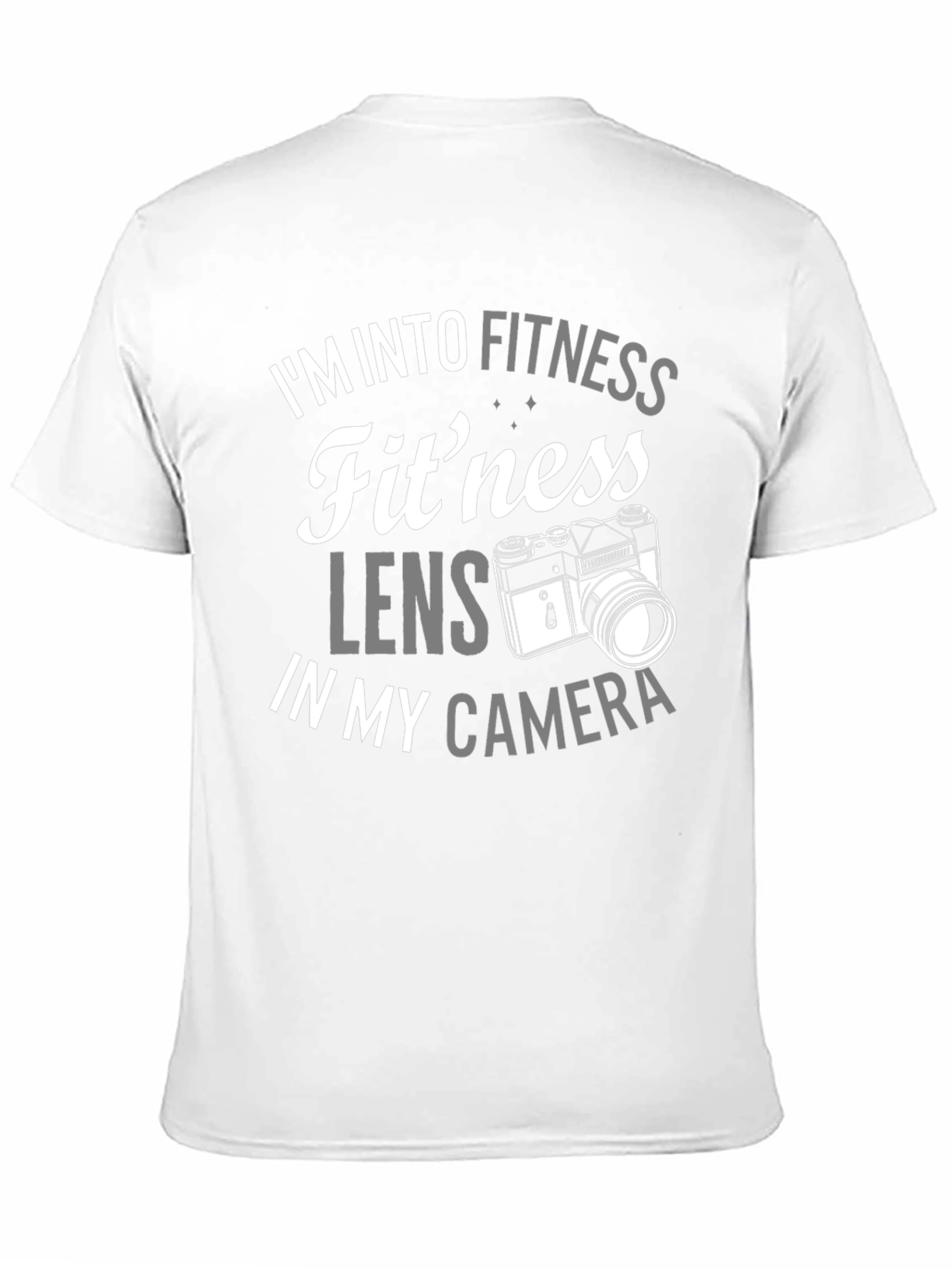 Fitness Lens Camera Pun Graphic T-Shirt
