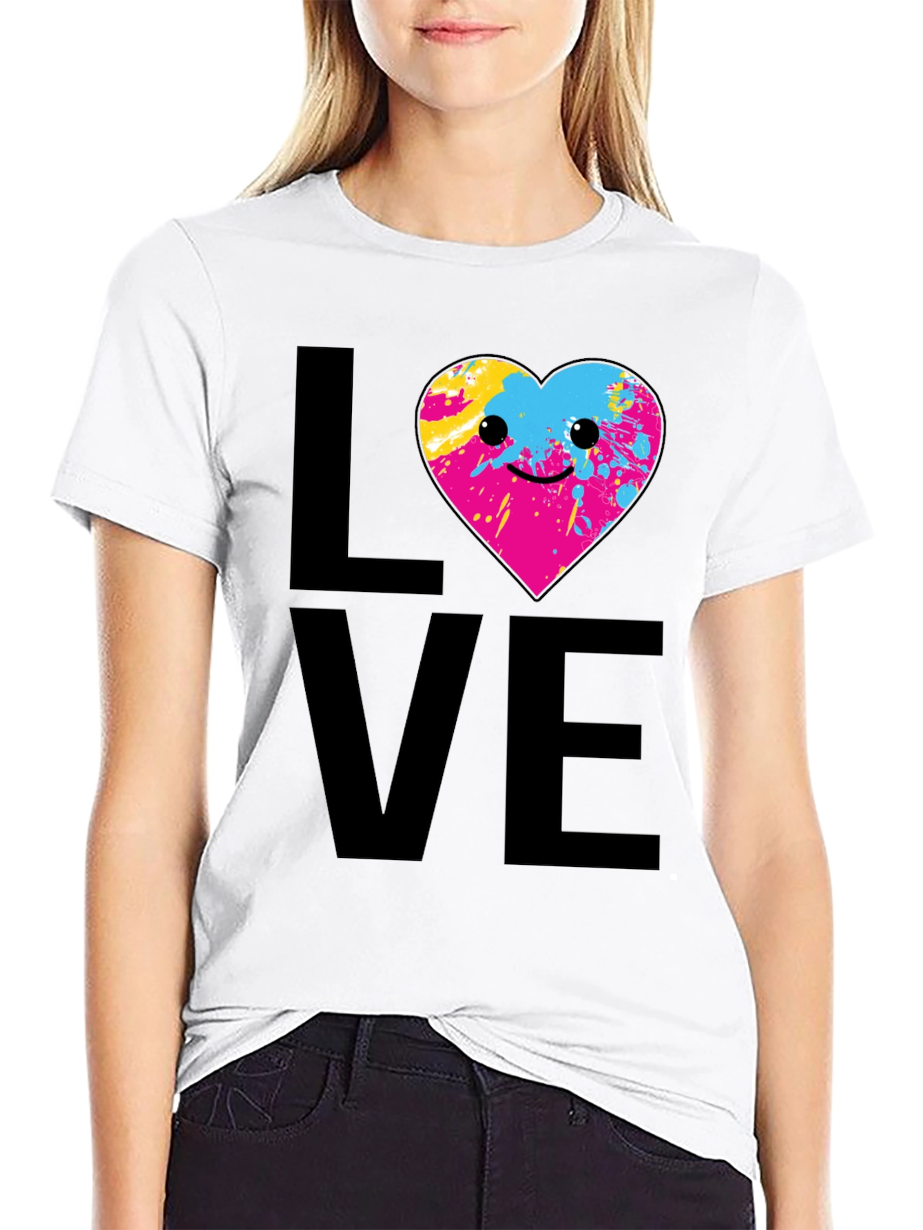 Love Heart Graphic Tee - Fun & Unique Design