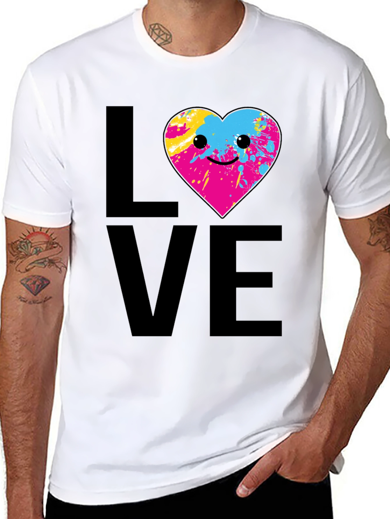 Love Heart Graphic Tee - Fun & Unique Design
