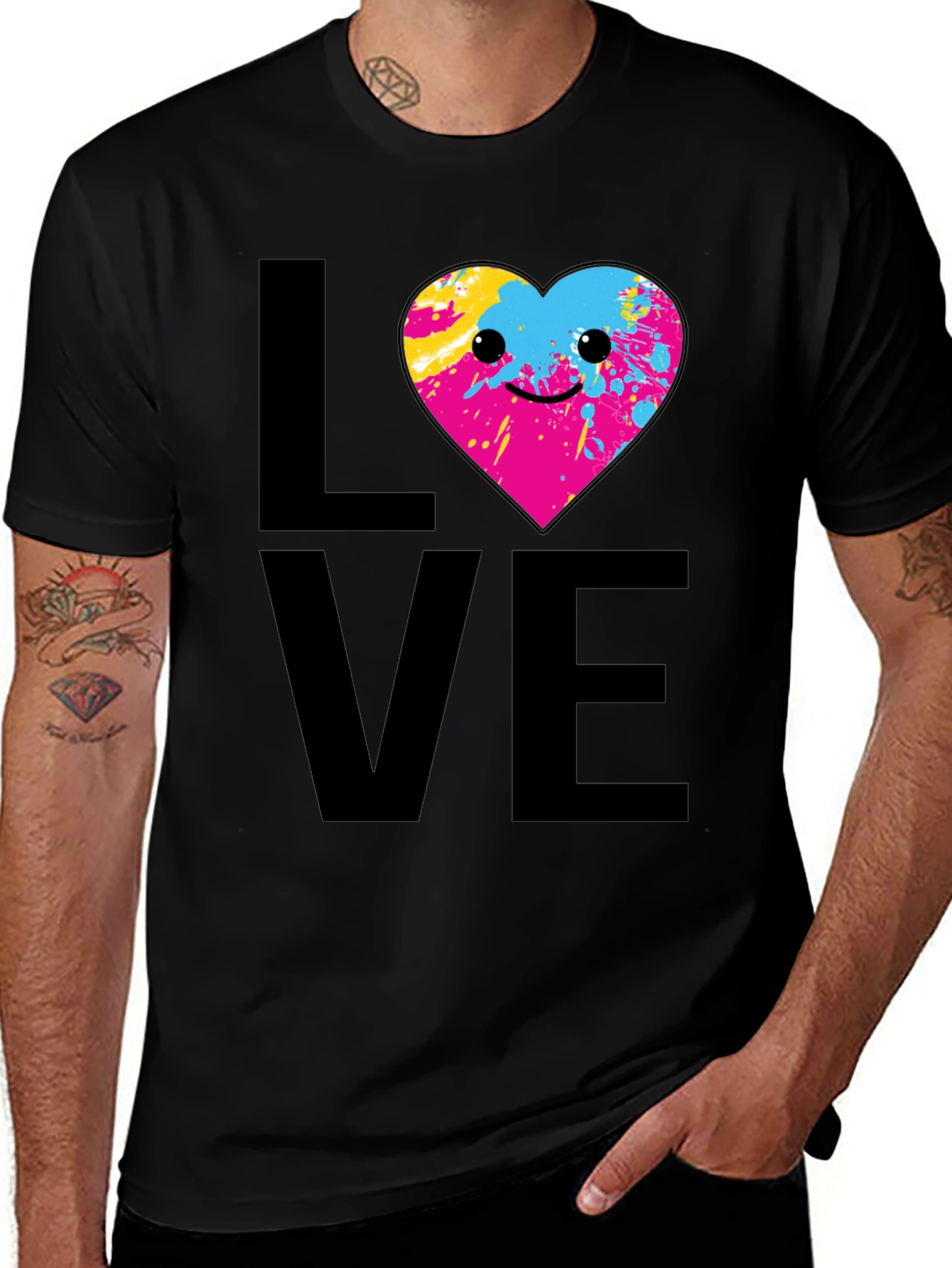 Love Heart Graphic Tee - Fun & Unique Design