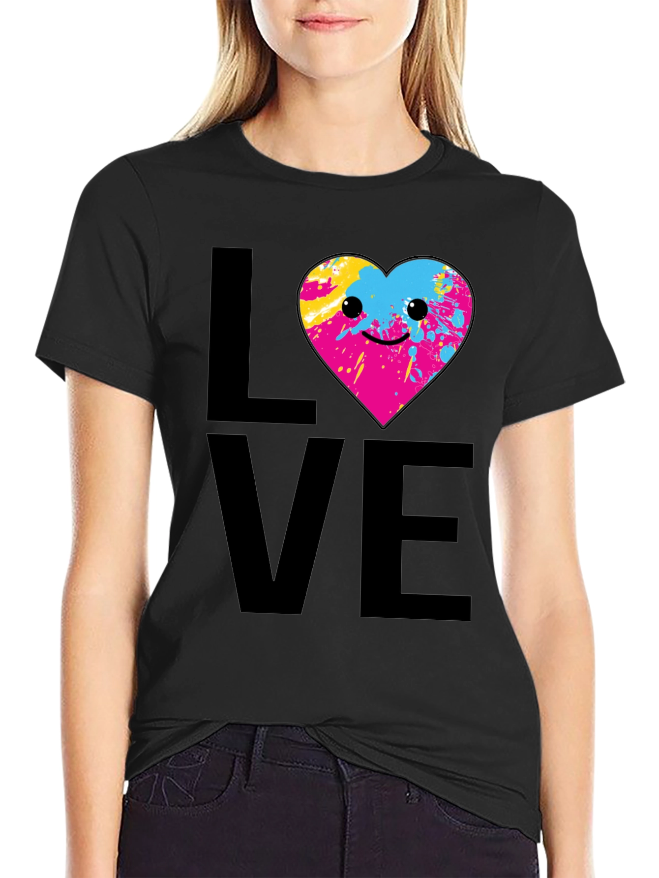 Love Heart Graphic Tee - Fun & Unique Design