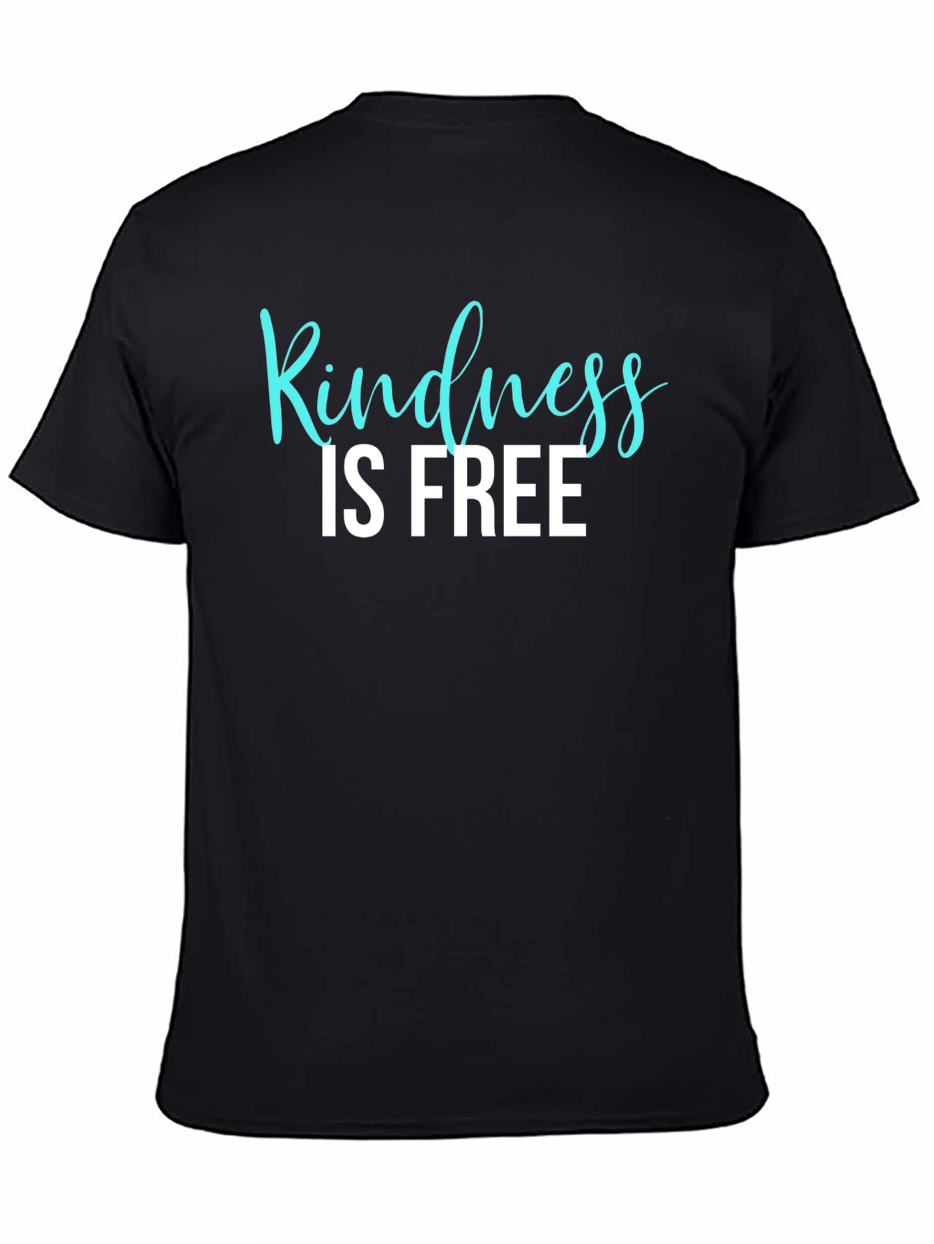 Kindness Is Free Graphic Tee - Mens Black T-Shirt
