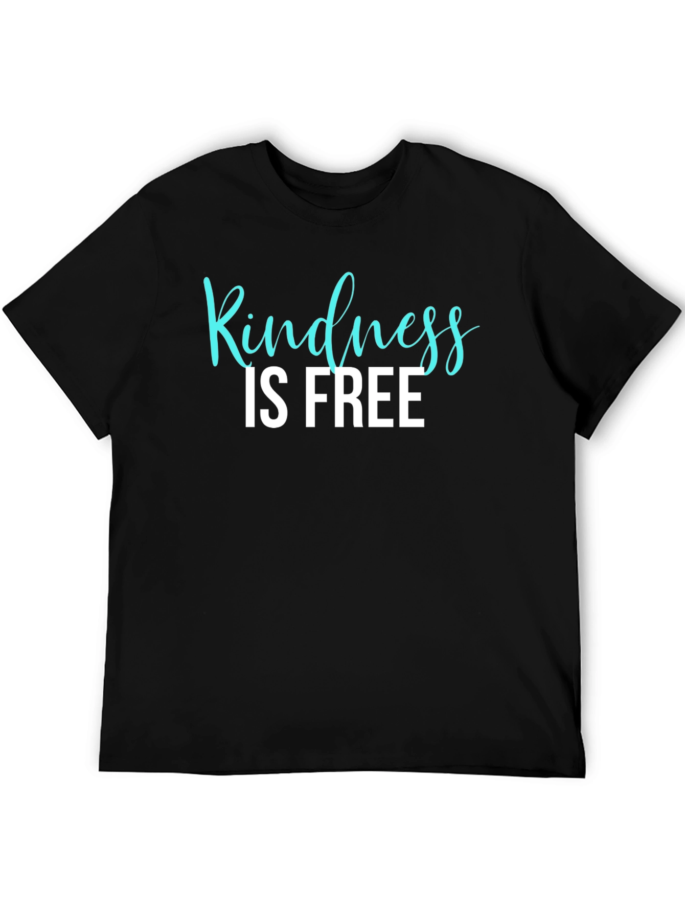 Kindness Is Free Graphic Tee - Mens Black T-Shirt