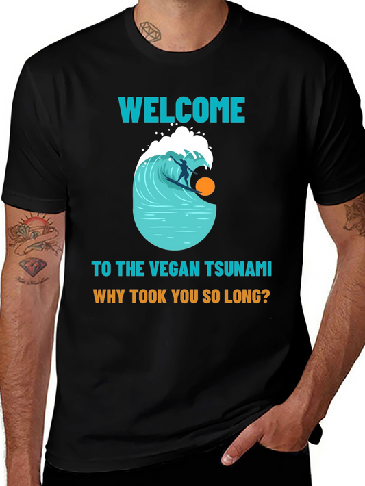 Vegan Tsunami Graphic Tee