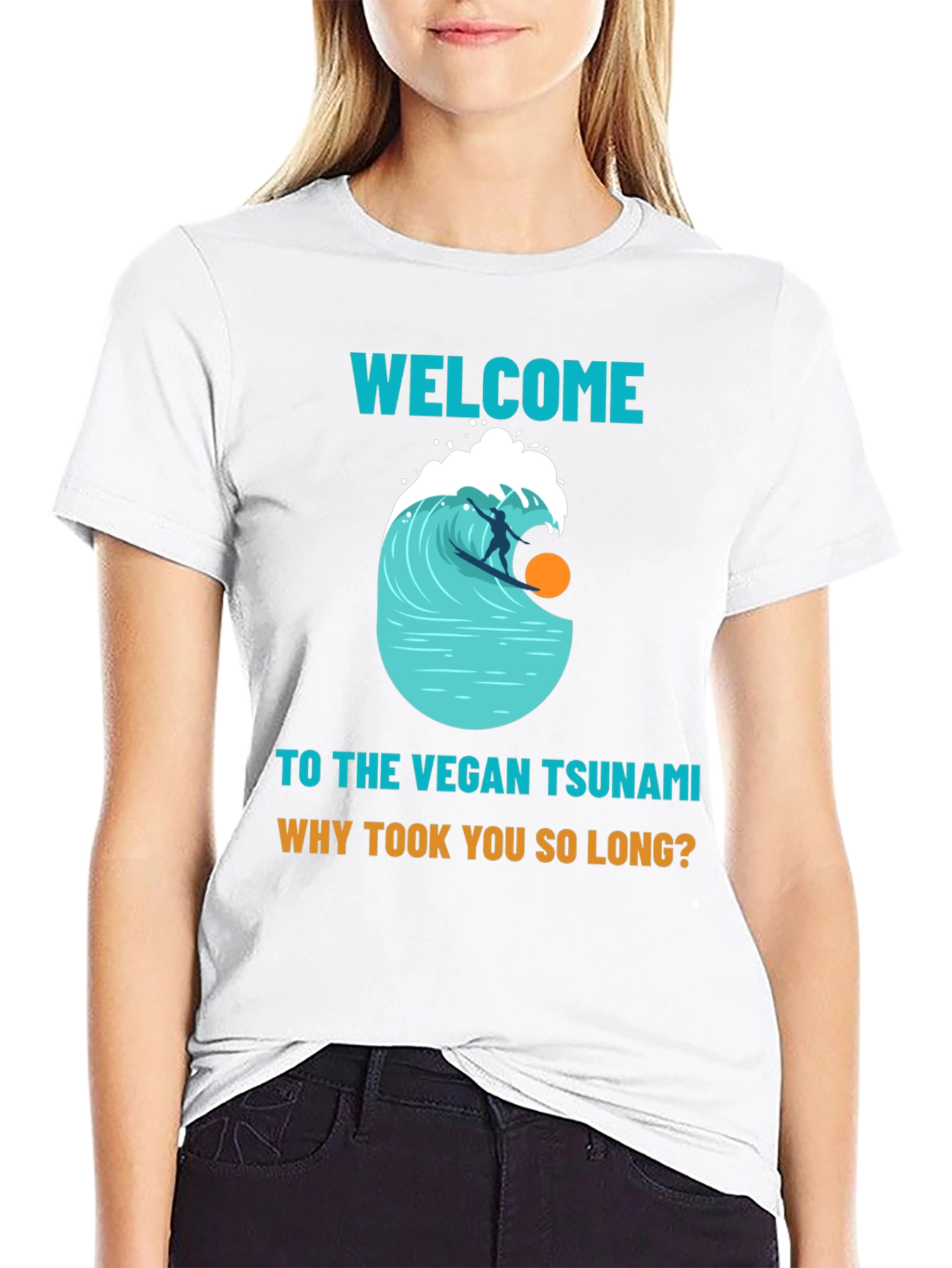 Vegan Tsunami Graphic Tee
