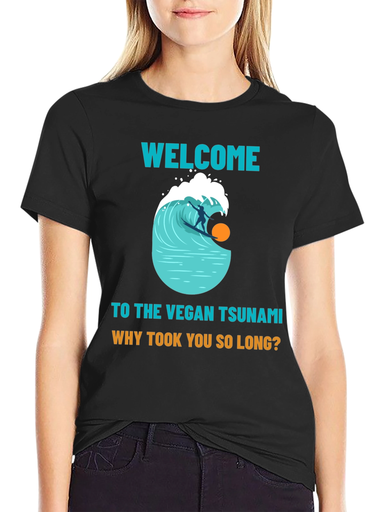 Vegan Tsunami Graphic Tee