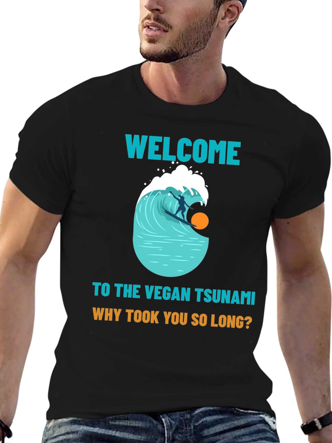 Vegan Tsunami Graphic Tee