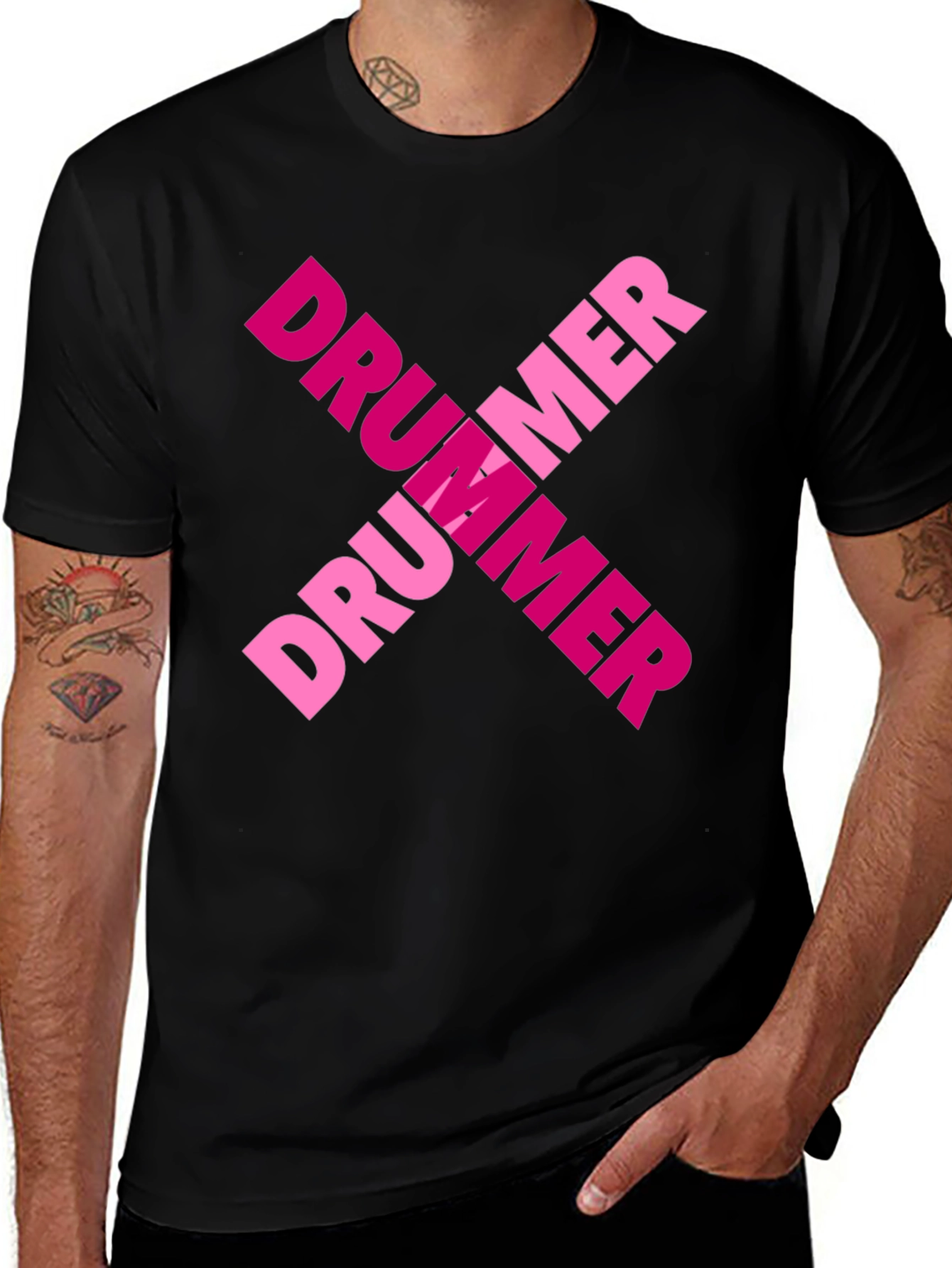 Drummer X T-Shirt - Music Lover Tee