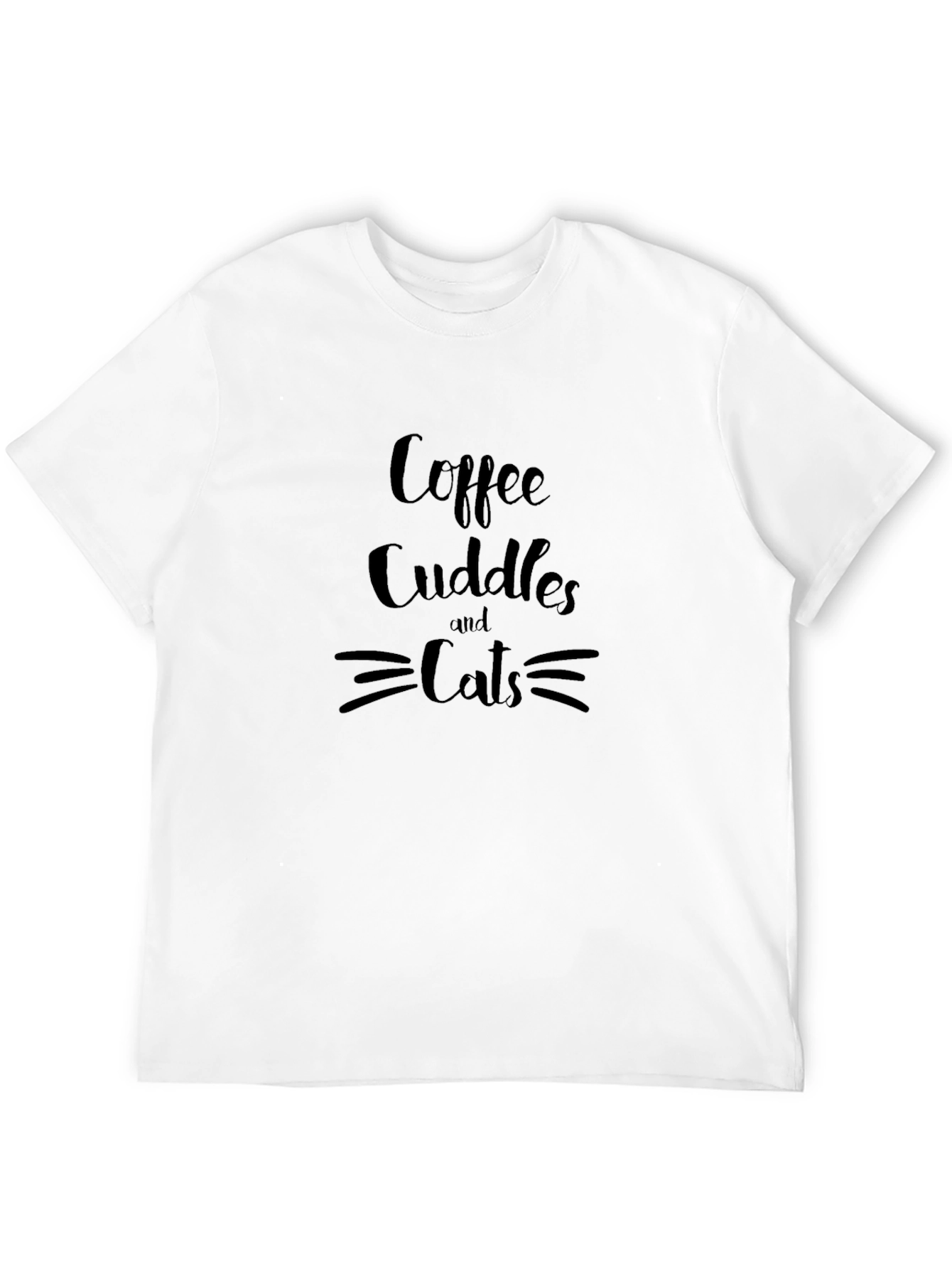 Coffee Cuddles and Cats Graphic T-Shirt