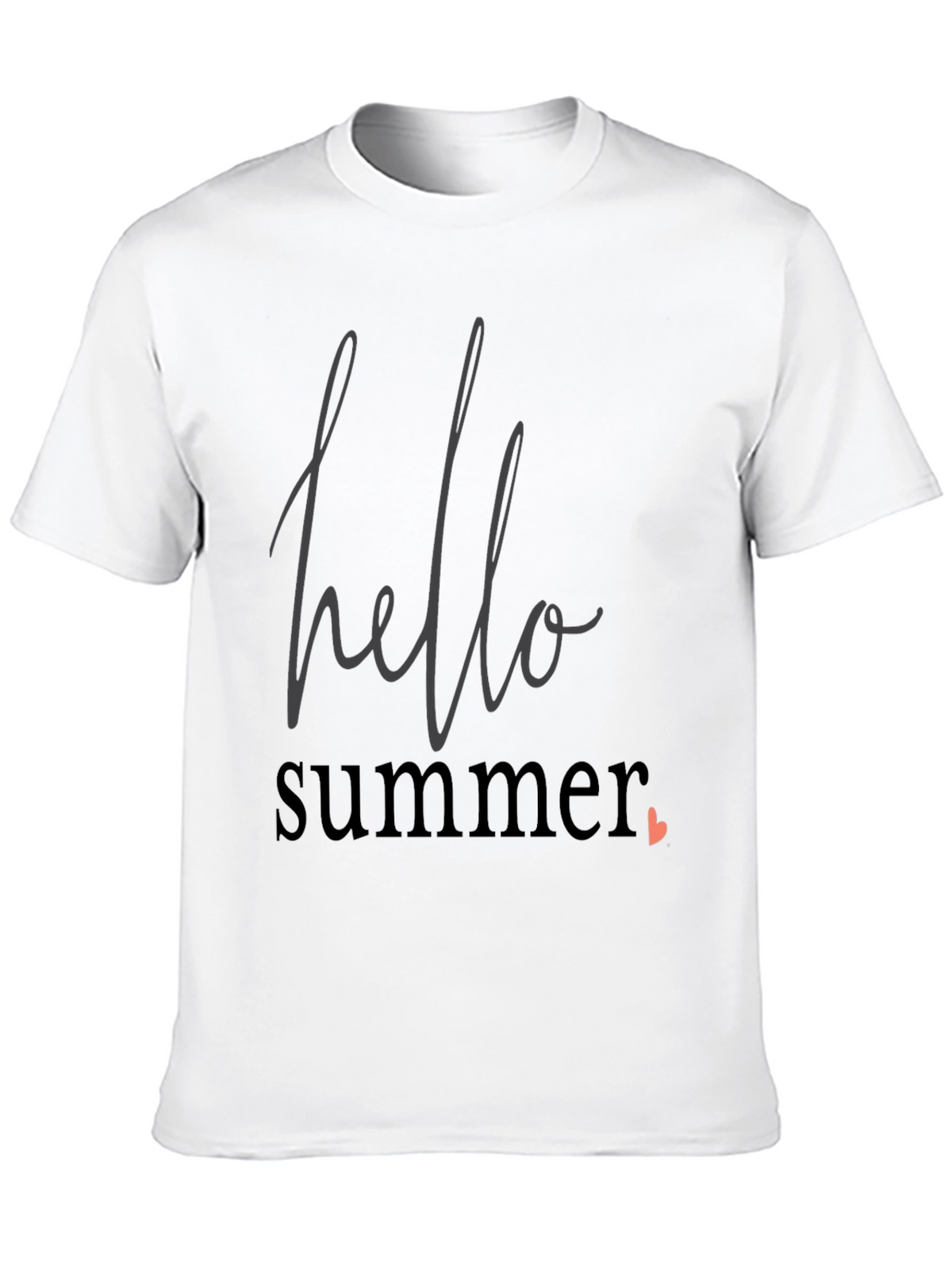 Hello Summer Graphic Tee - Black