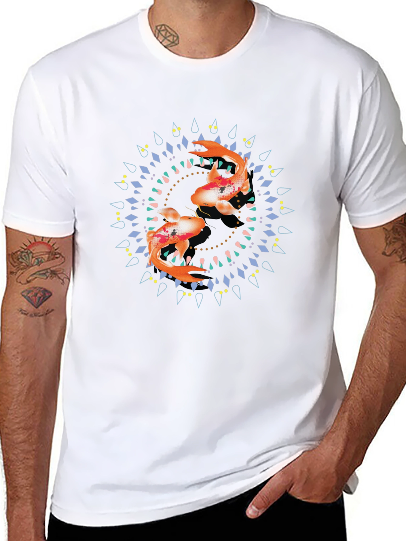 Koi Yin Yang T-Shirt