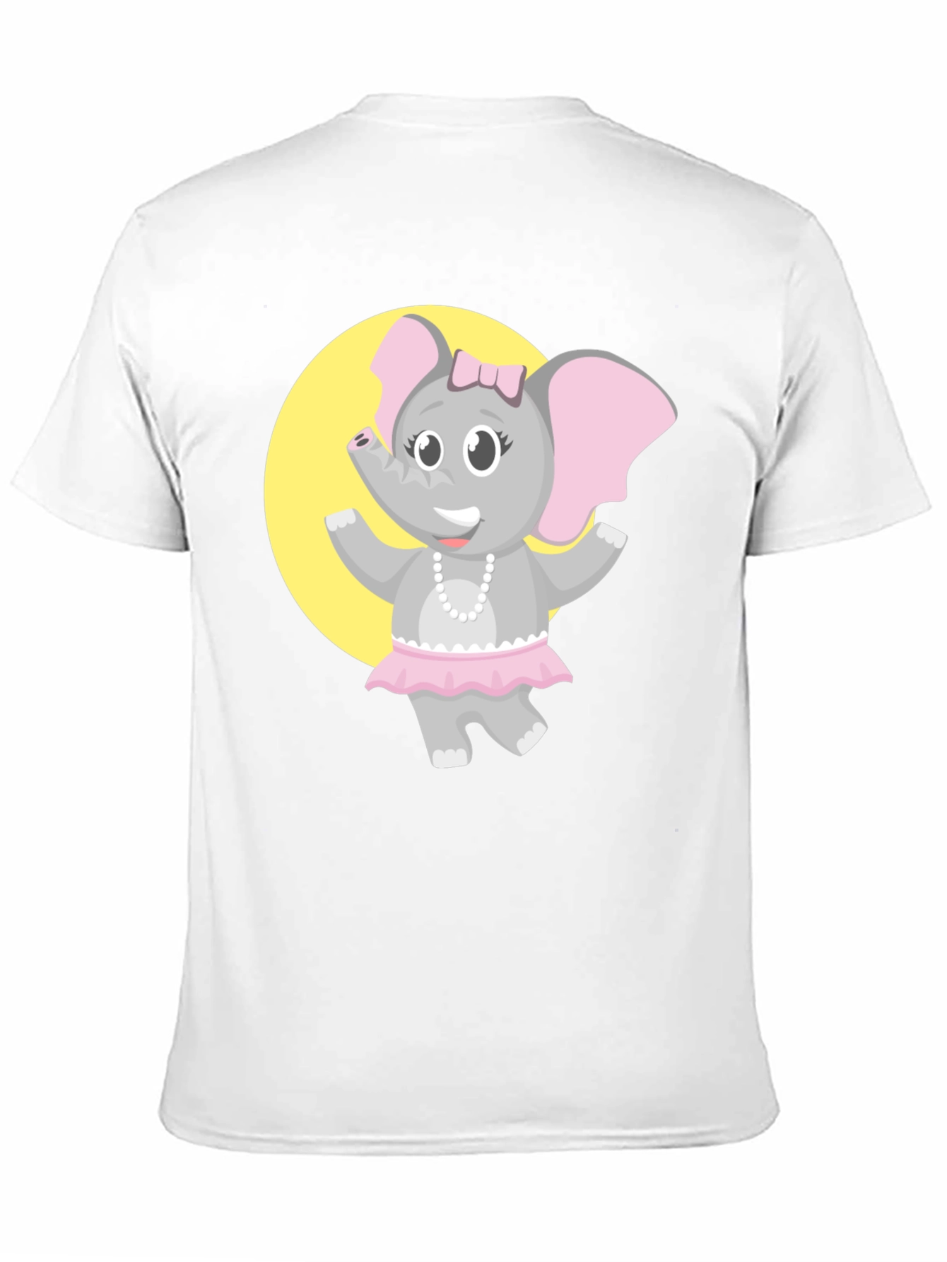 Elephant Ballerina T-Shirt - Fun Cartoon Design