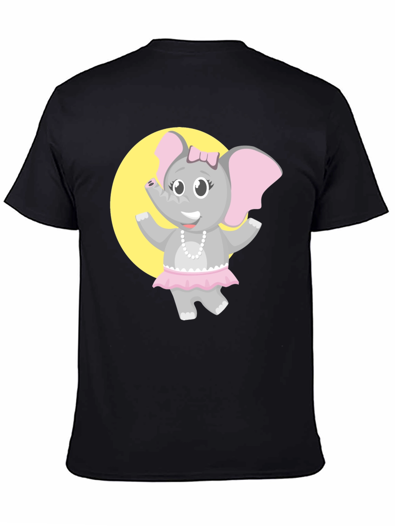 Elephant Ballerina T-Shirt - Fun Cartoon Design