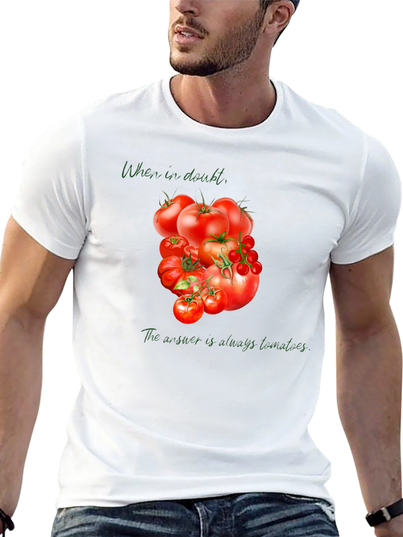 Tomato Lover Tee: When in Doubt...