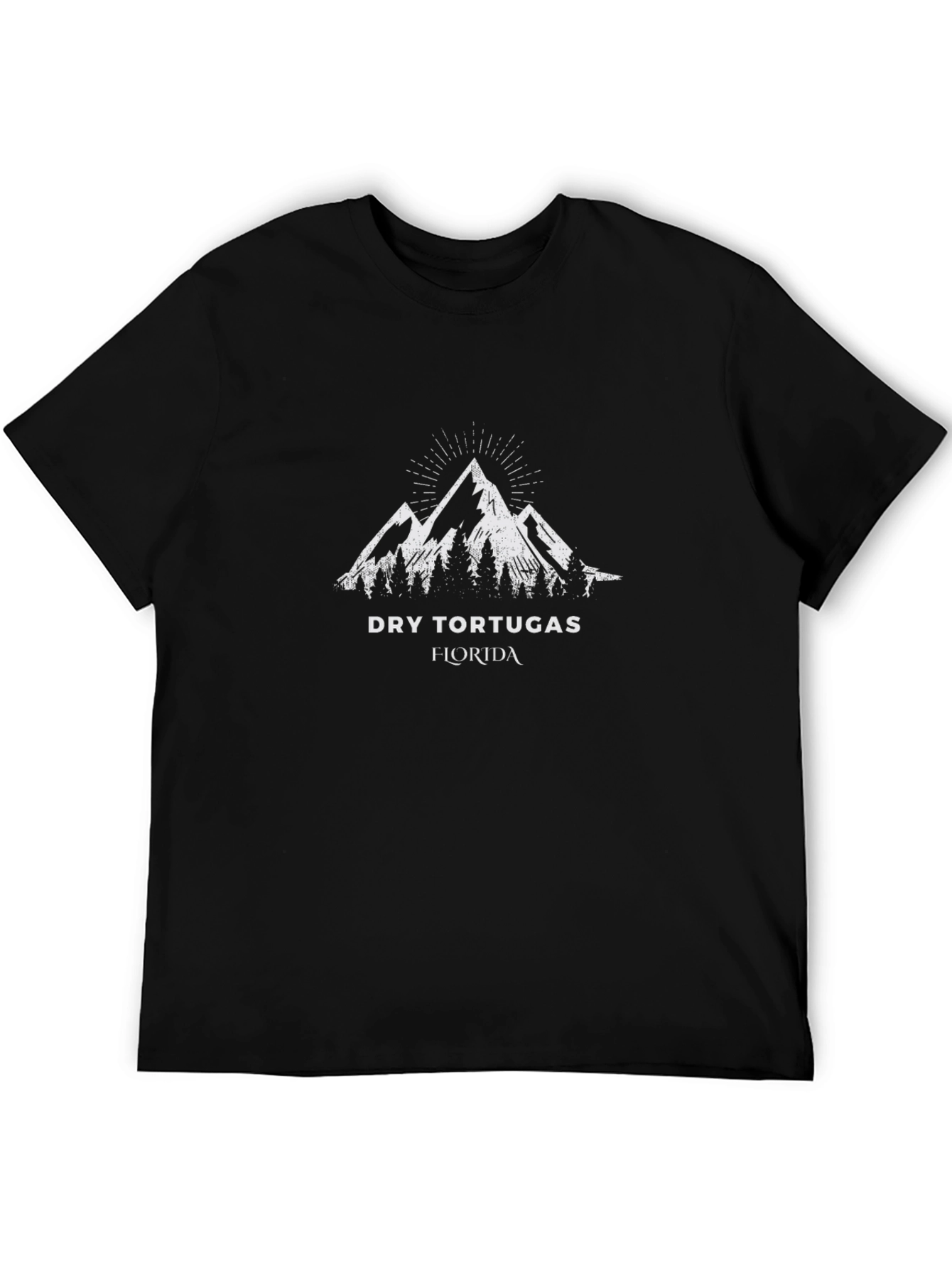 Dry Tortugas Florida Graphic T-Shirt - Black