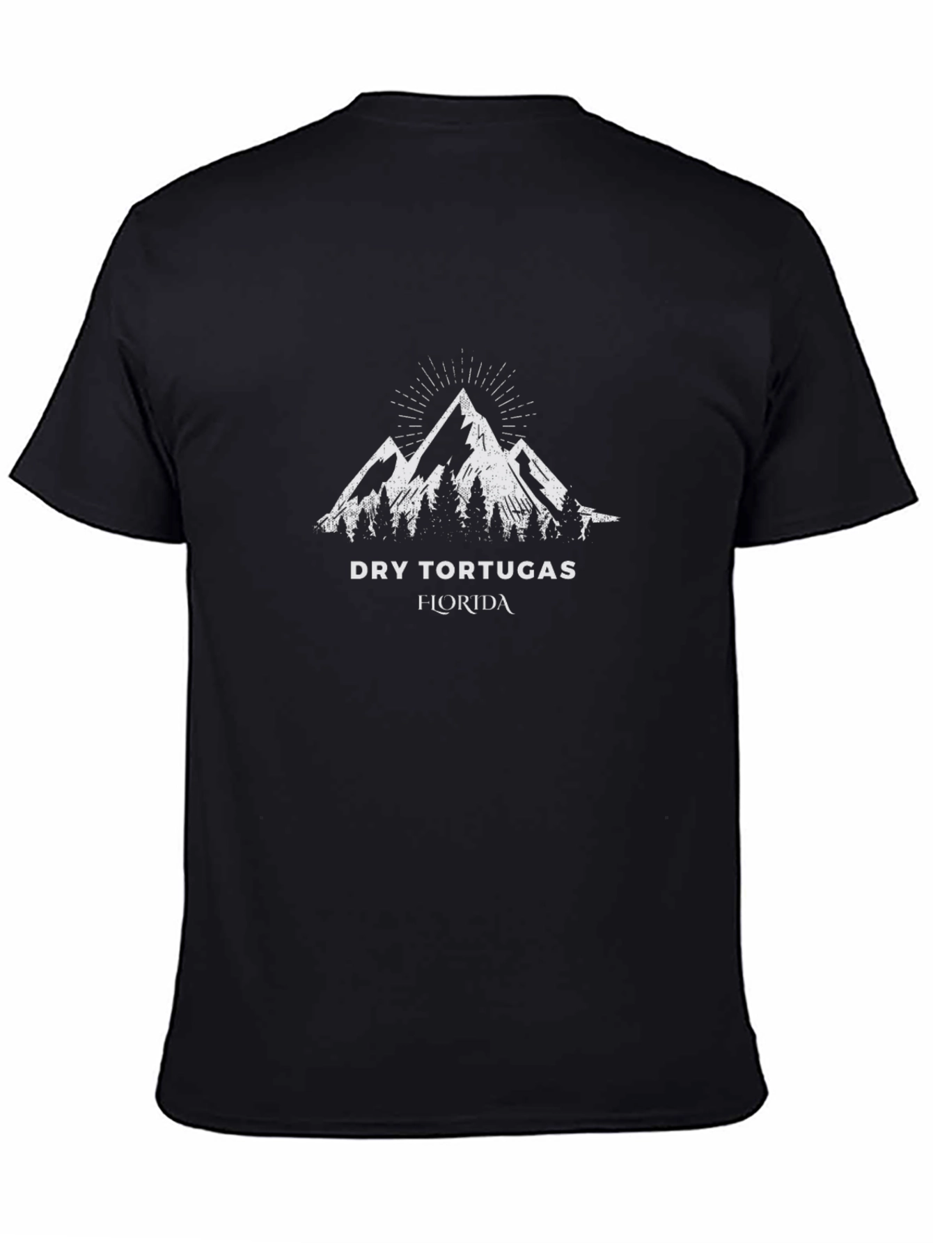 Dry Tortugas Florida Graphic T-Shirt - Black