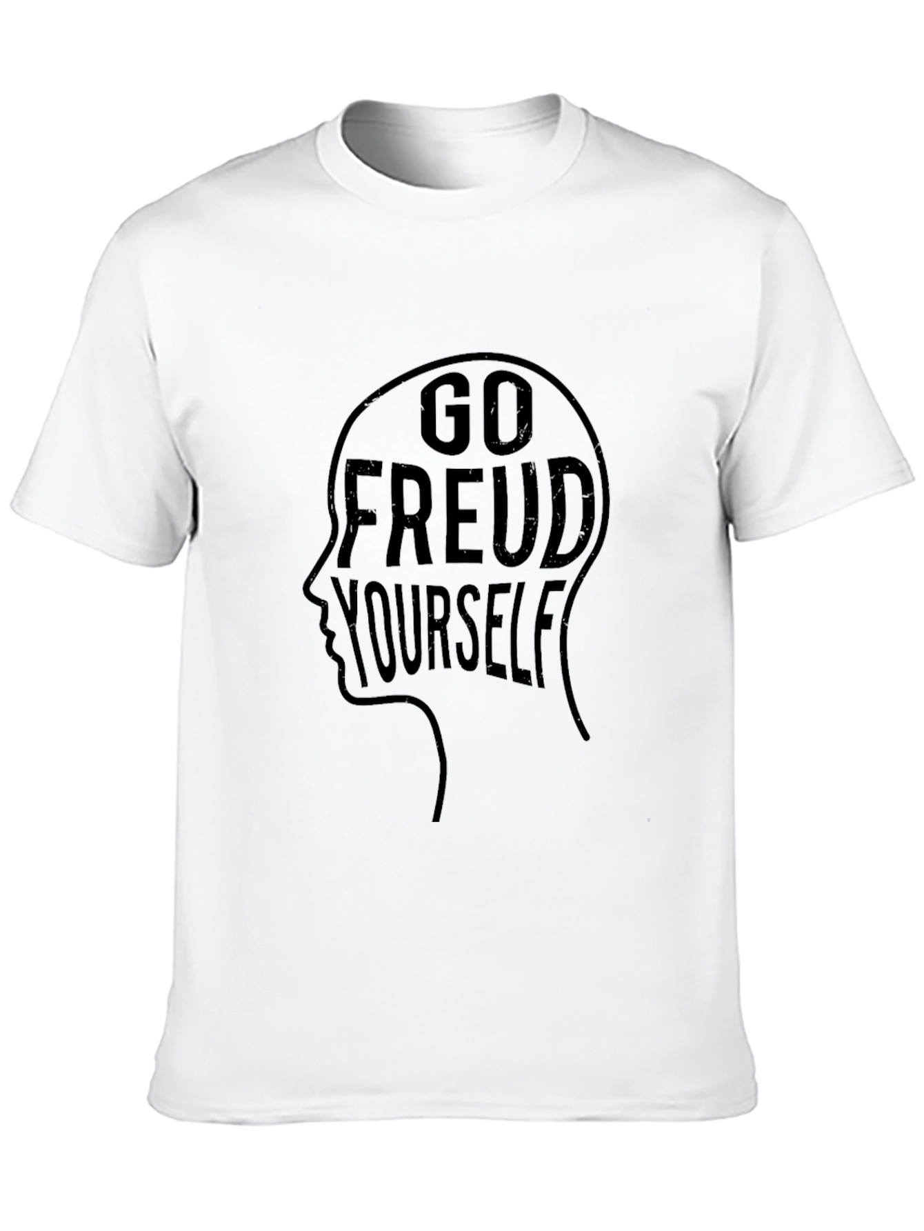 Go Freud Yourself Black Graphic Tee