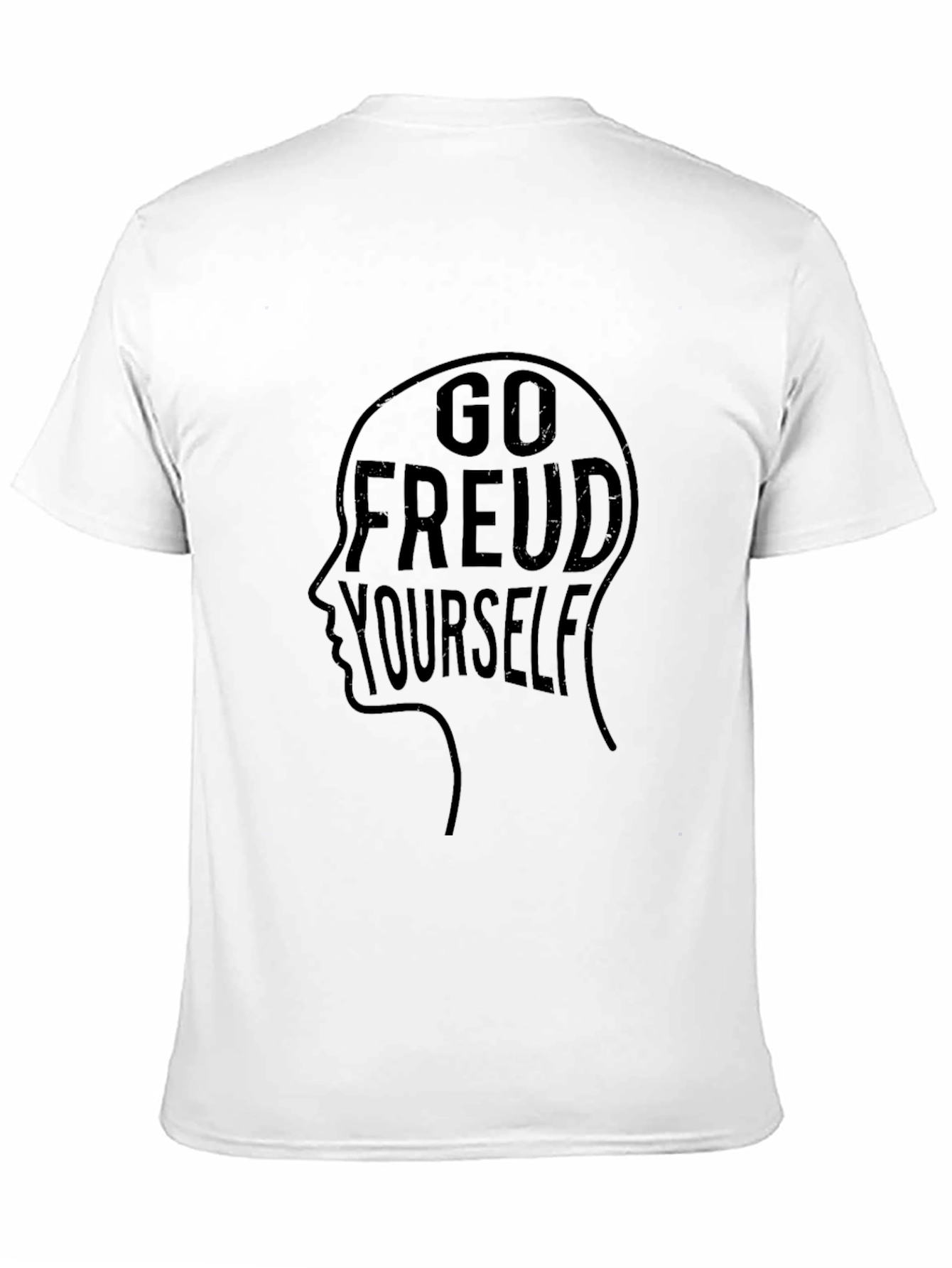 Go Freud Yourself Black Graphic Tee