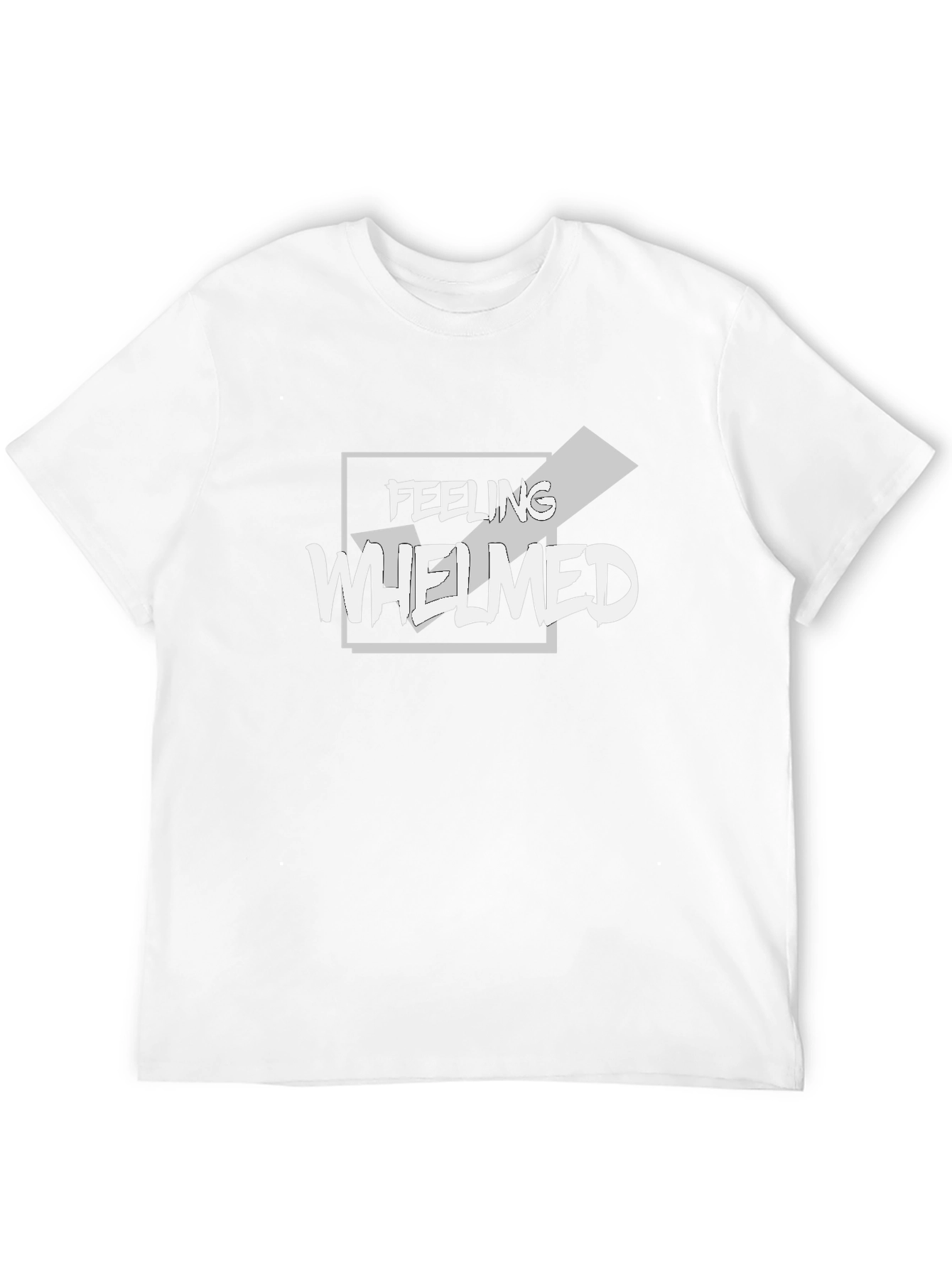 Feeling Whelmed Graphic T-Shirt - Black