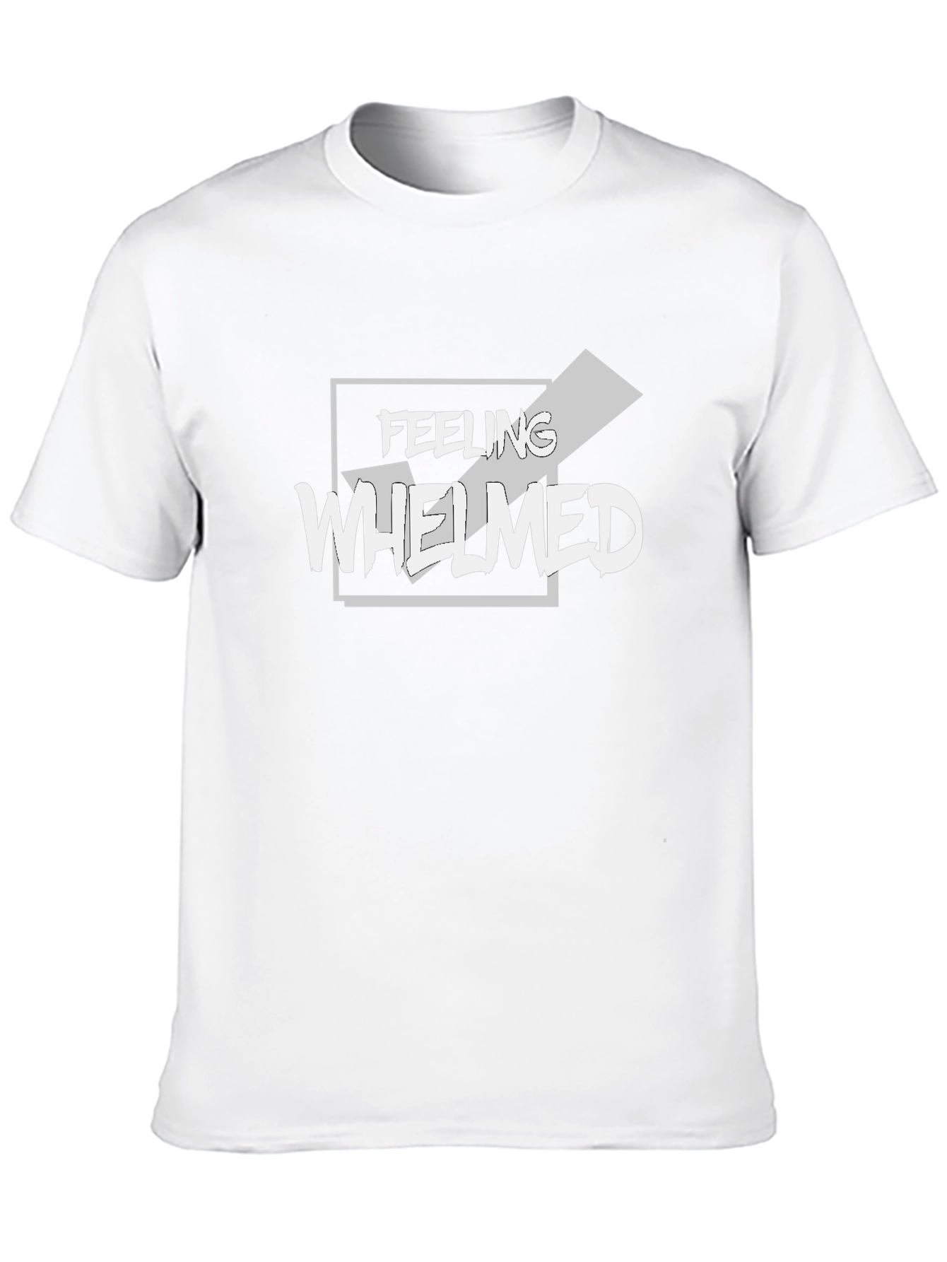Feeling Whelmed Graphic T-Shirt - Black