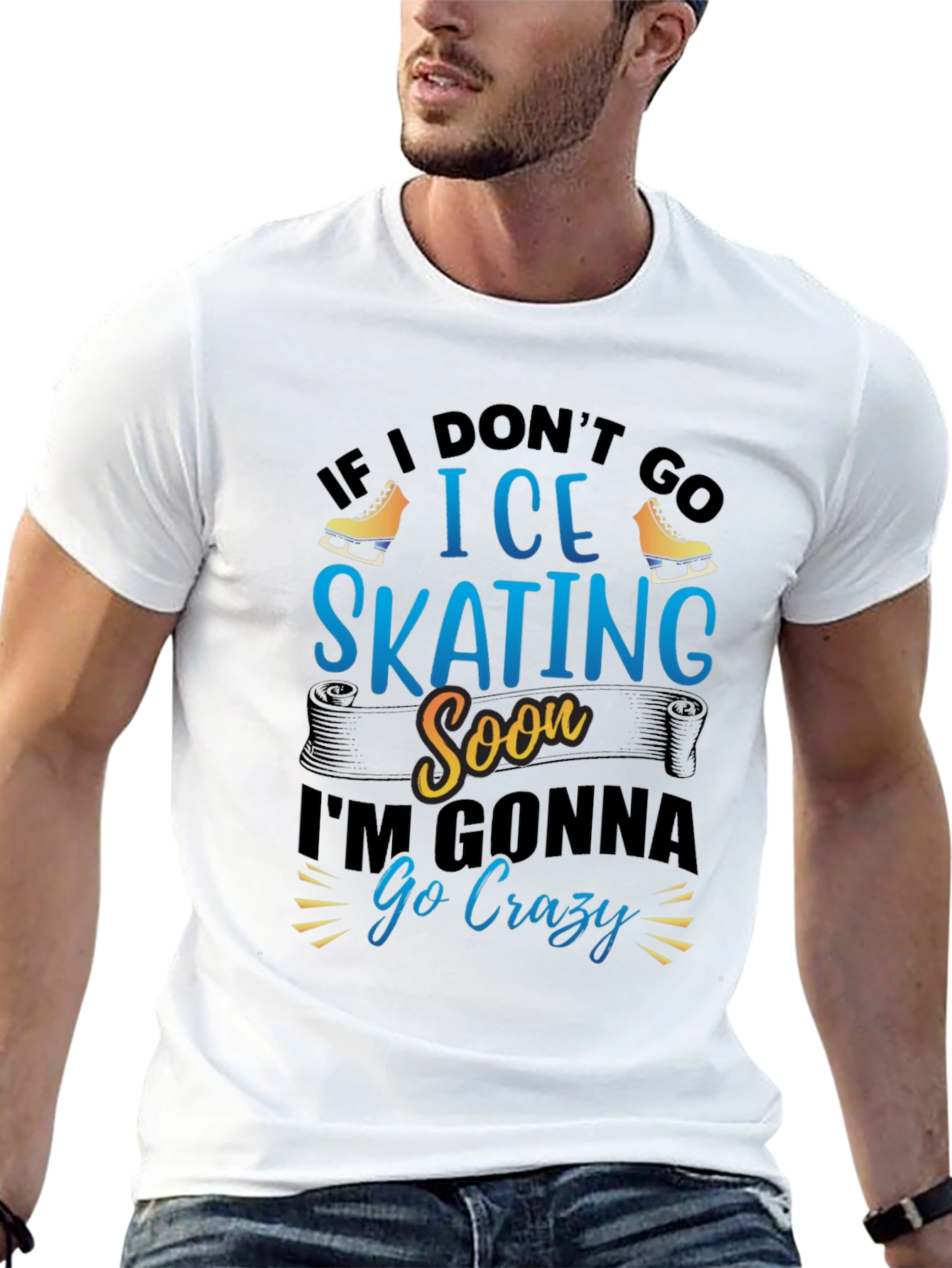 Ice Skating T-Shirt - If I Dont Go Soon