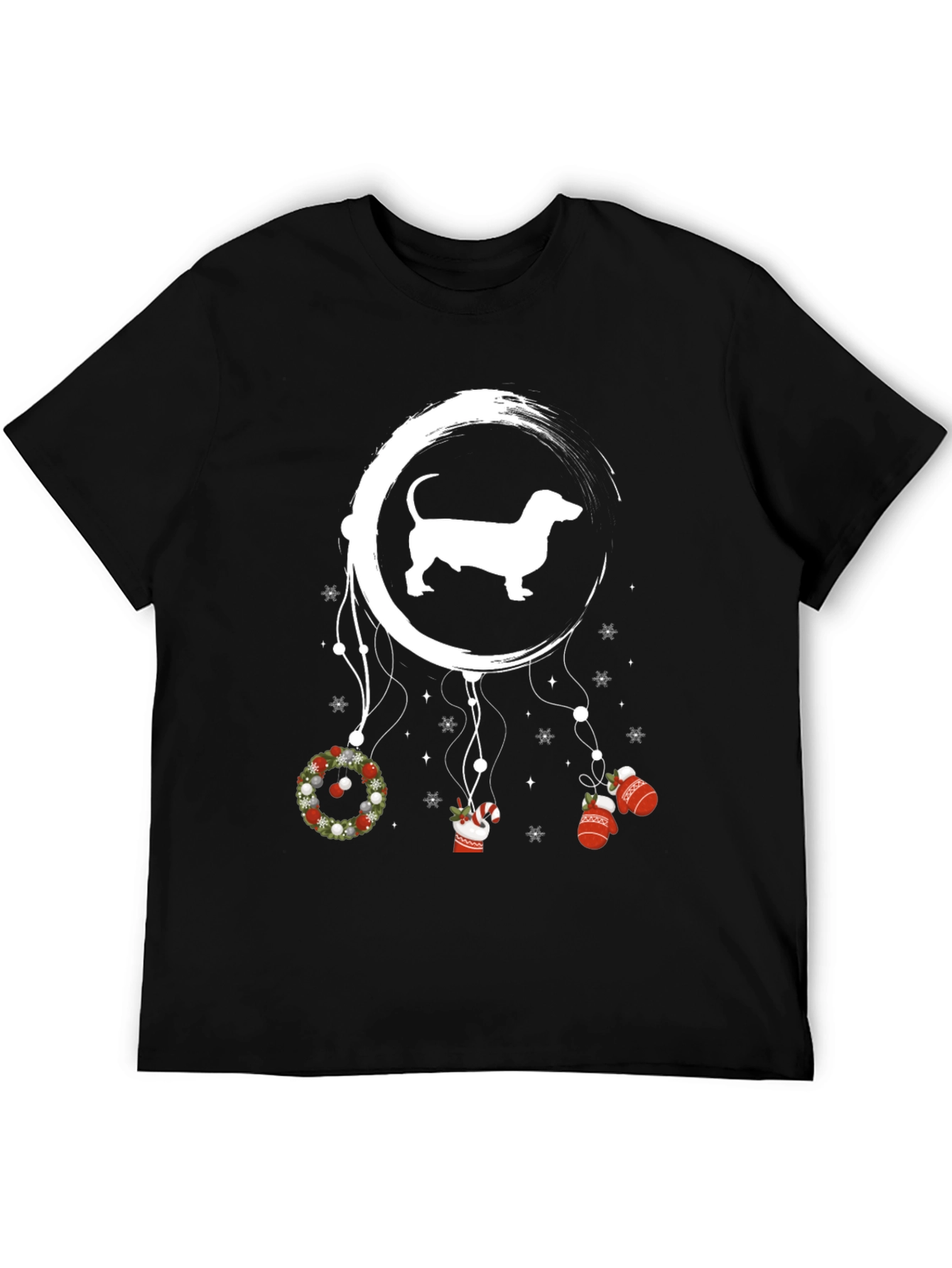 Dachshund Christmas Dreamcatcher Graphic Tee