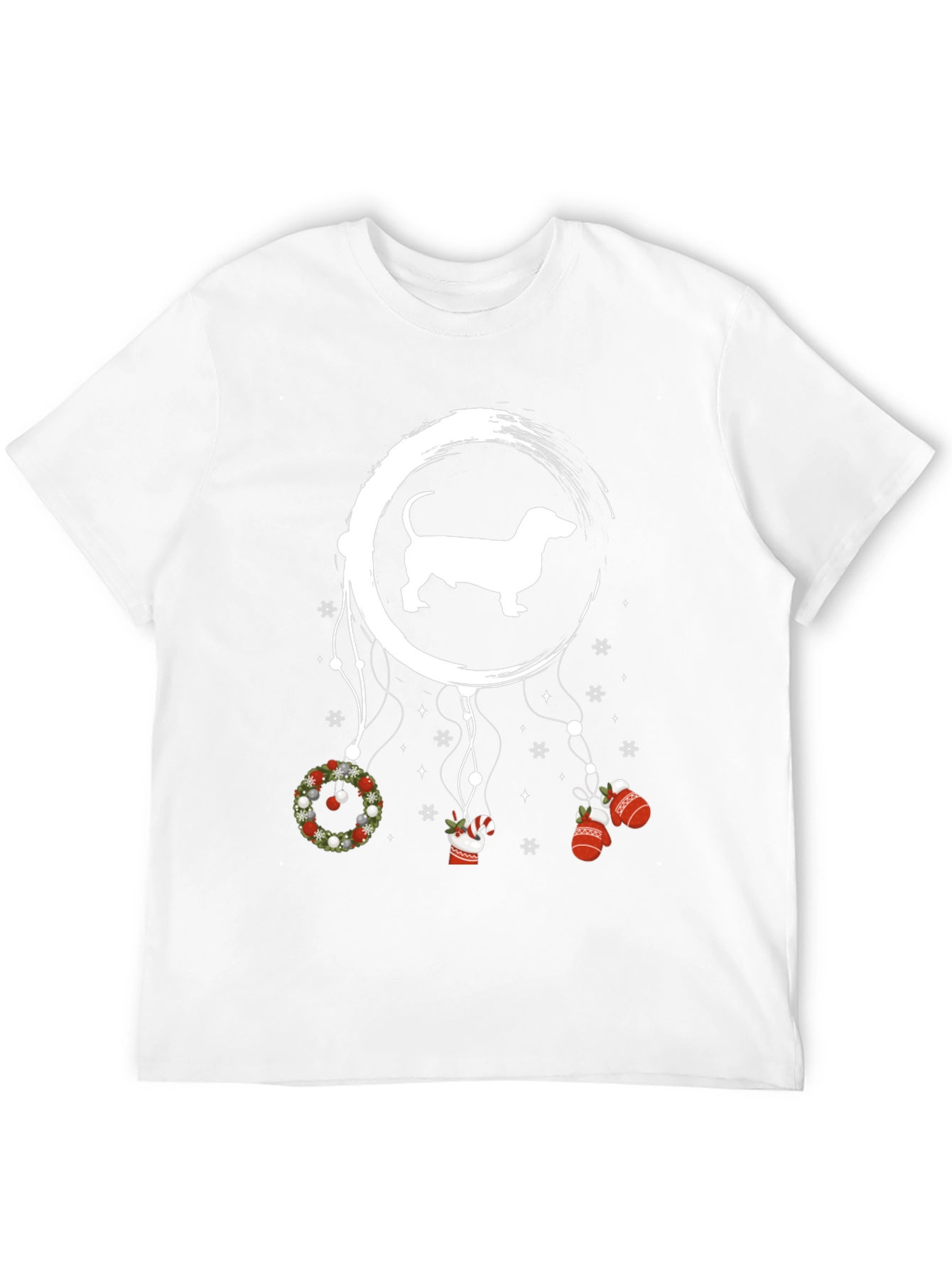 Dachshund Christmas Dreamcatcher Graphic Tee